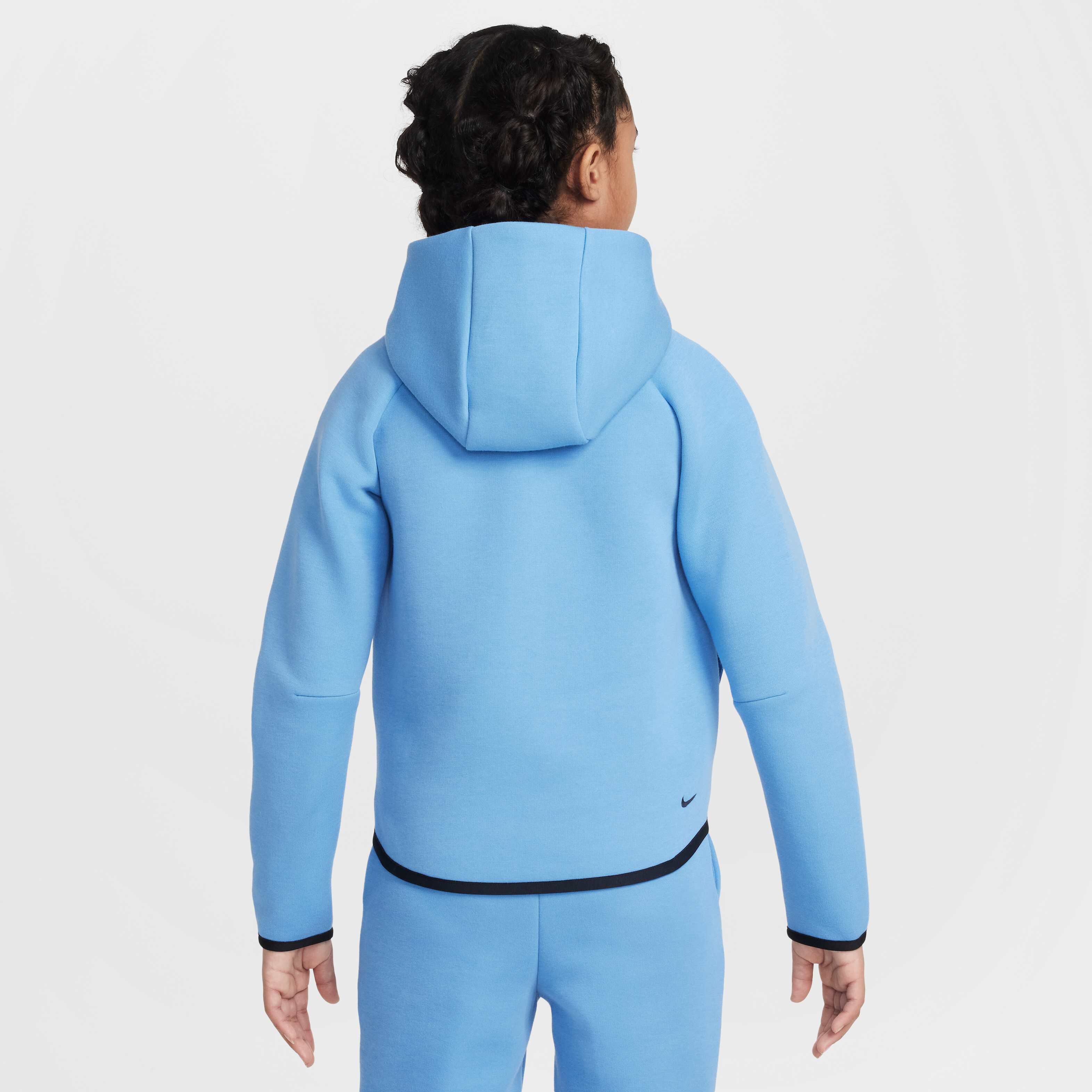Buy Nike Sportswear Tech Fleece Girls' Full-Zip Hoodie - Blue