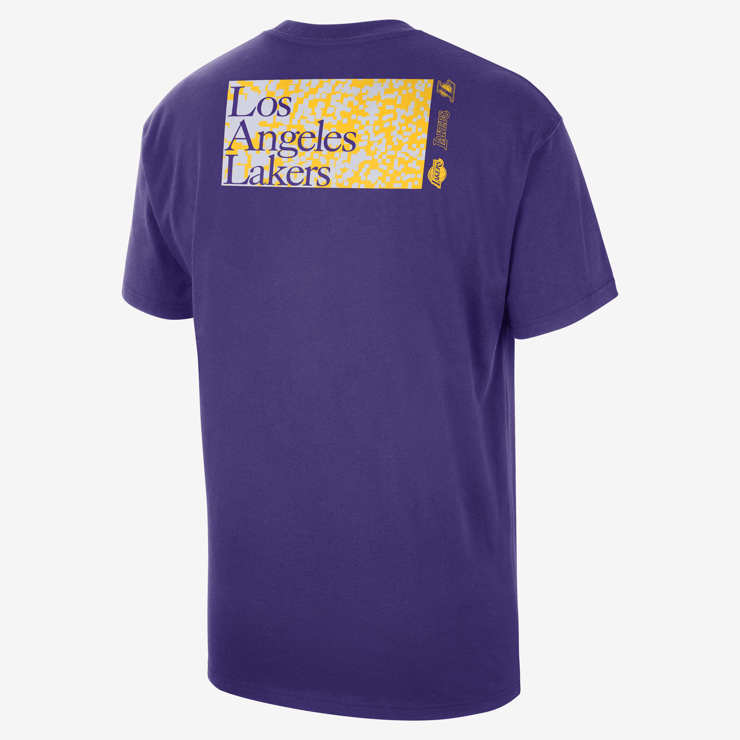 Men's basketball los angeles lakers printed elements casual sweatshirt hot sale