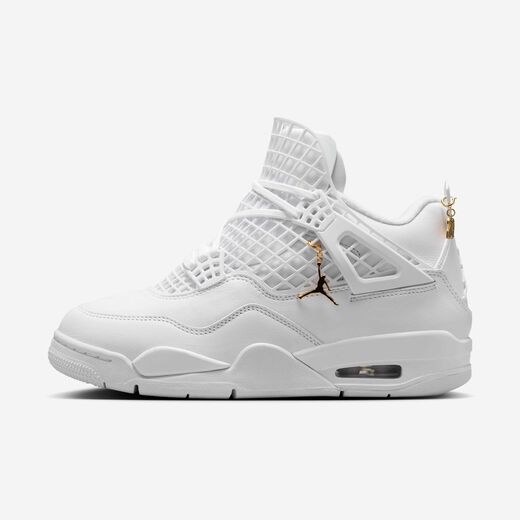 New In Women's Jordan-JRDN, Air Jordan 4 NET 'White', Women's Shoes