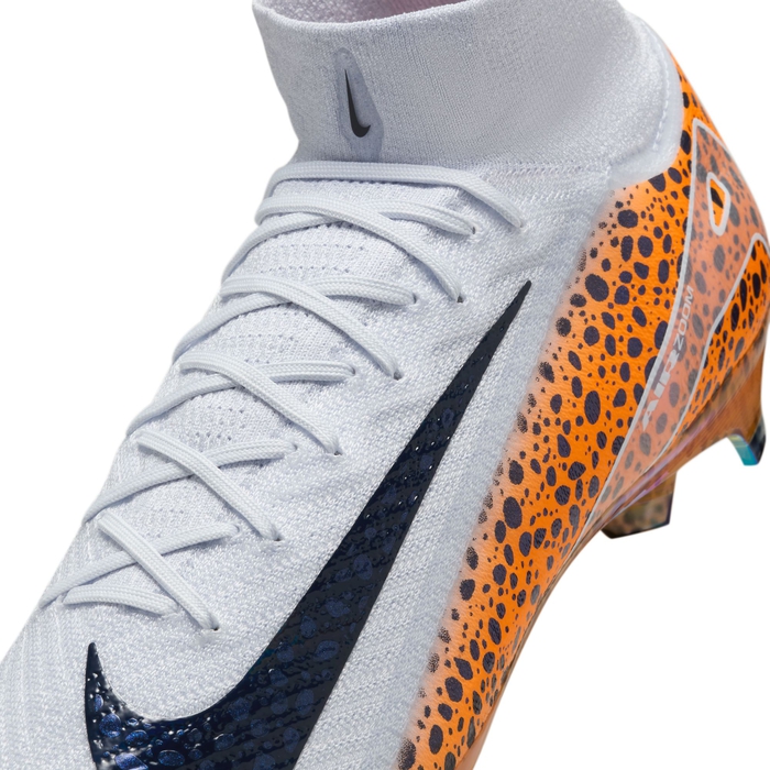 Nike mercurial grey and orange hot sale