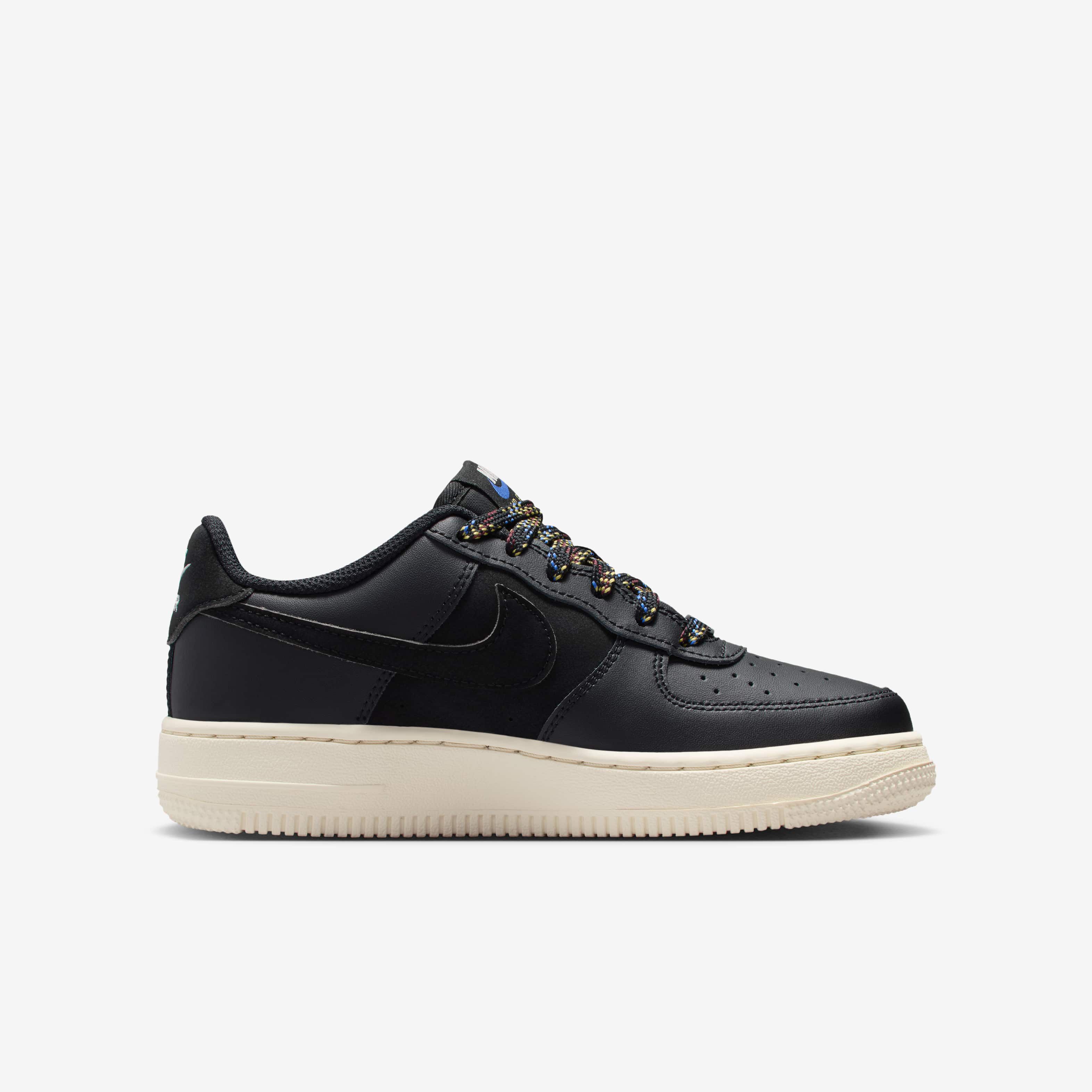 Buy Nike Air Force 1 LV8 1 Older Kids' Shoes - Black/Saturn Gold
