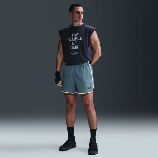 Training & Gym-Nike, Nike Gym Heritage, Men's Dri-FIT 12.5cm (approx.) Unlined Training Shorts