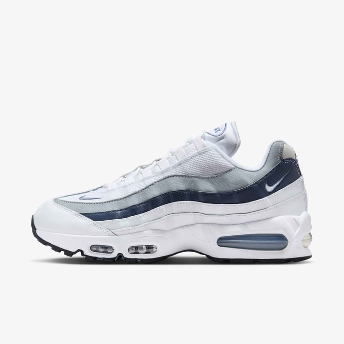 Buy Nike Air Max 95 Men's Shoes White/Diffused Blue/Midnight