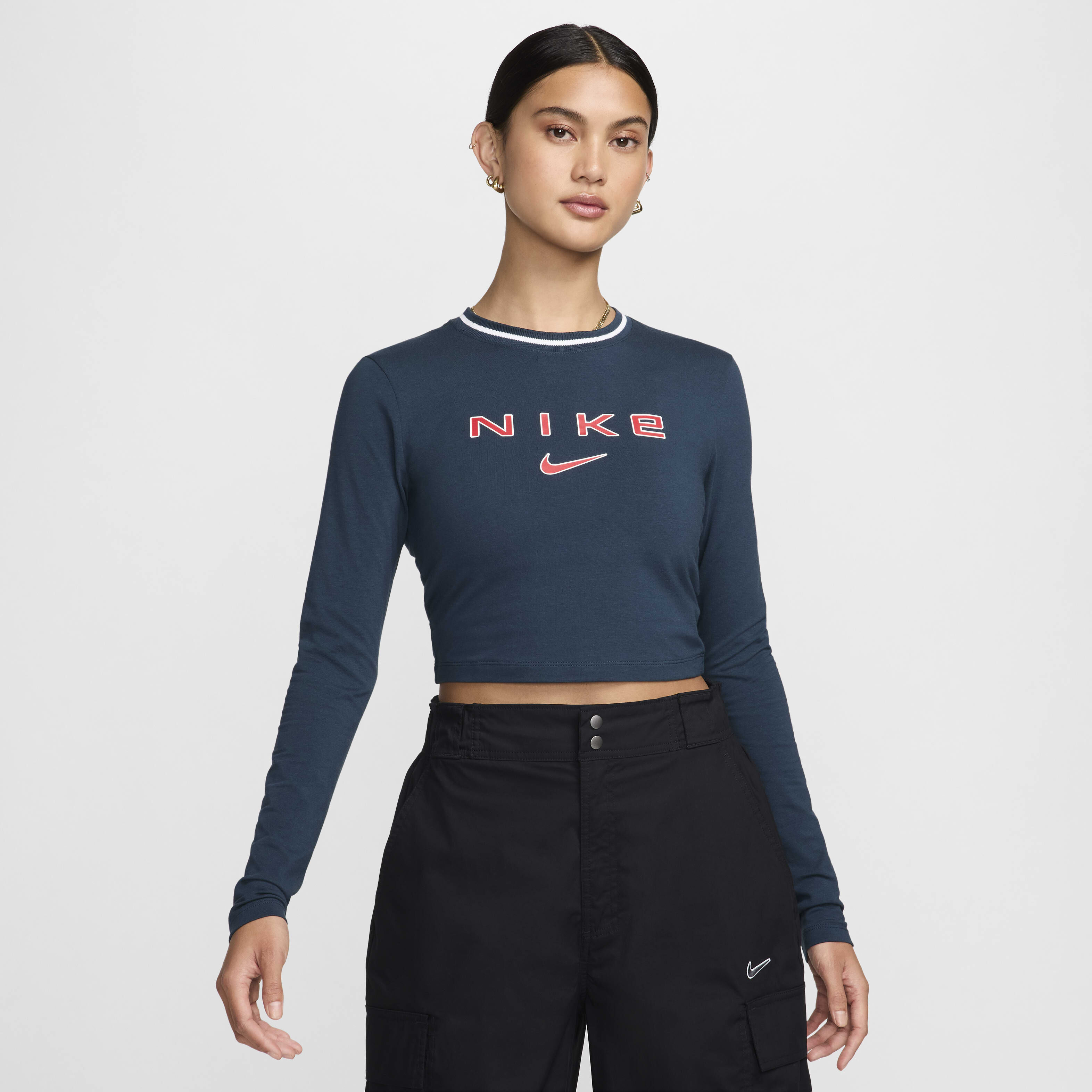 Nike long sleeve graphic tee cheap