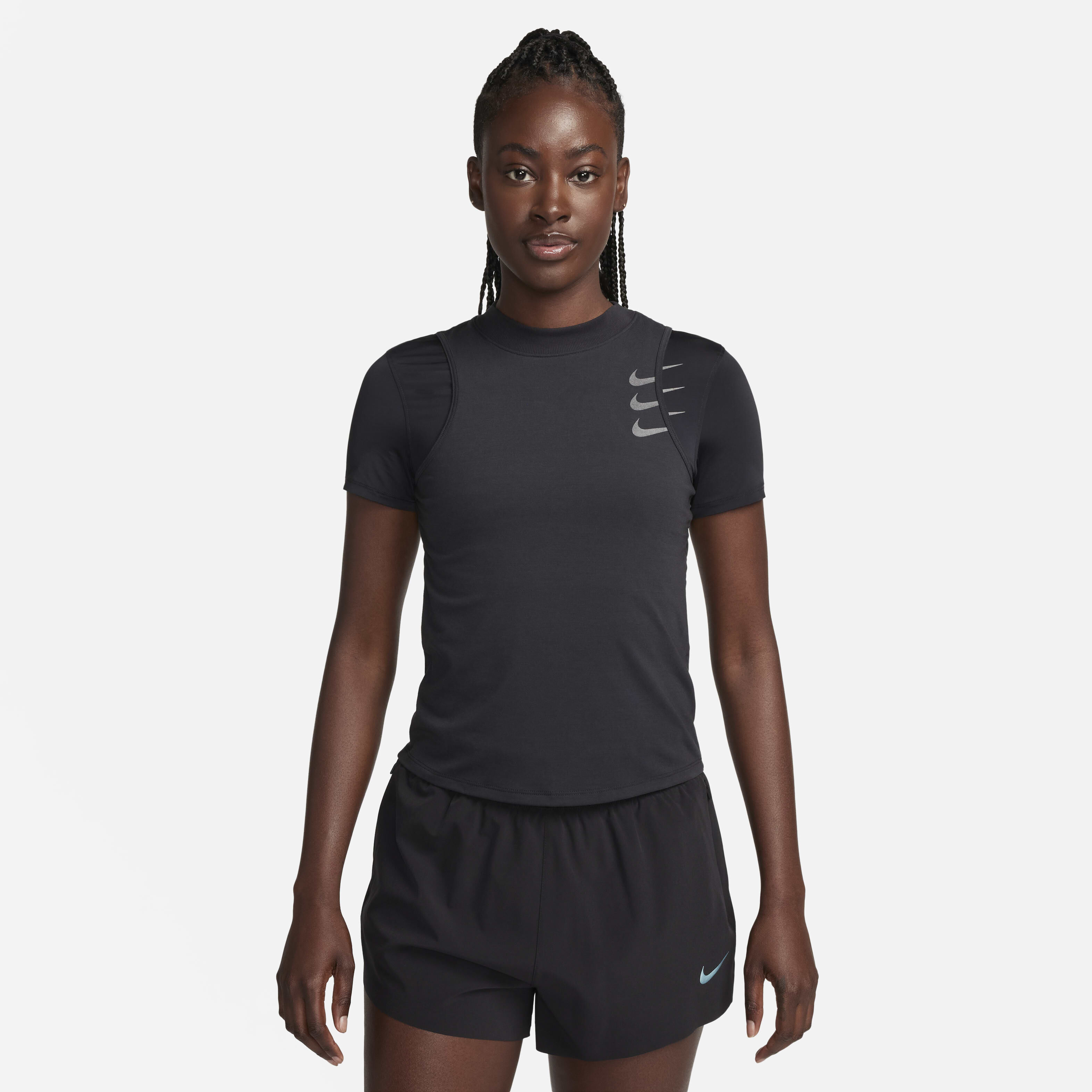 Nike women's short sleeve running top shop