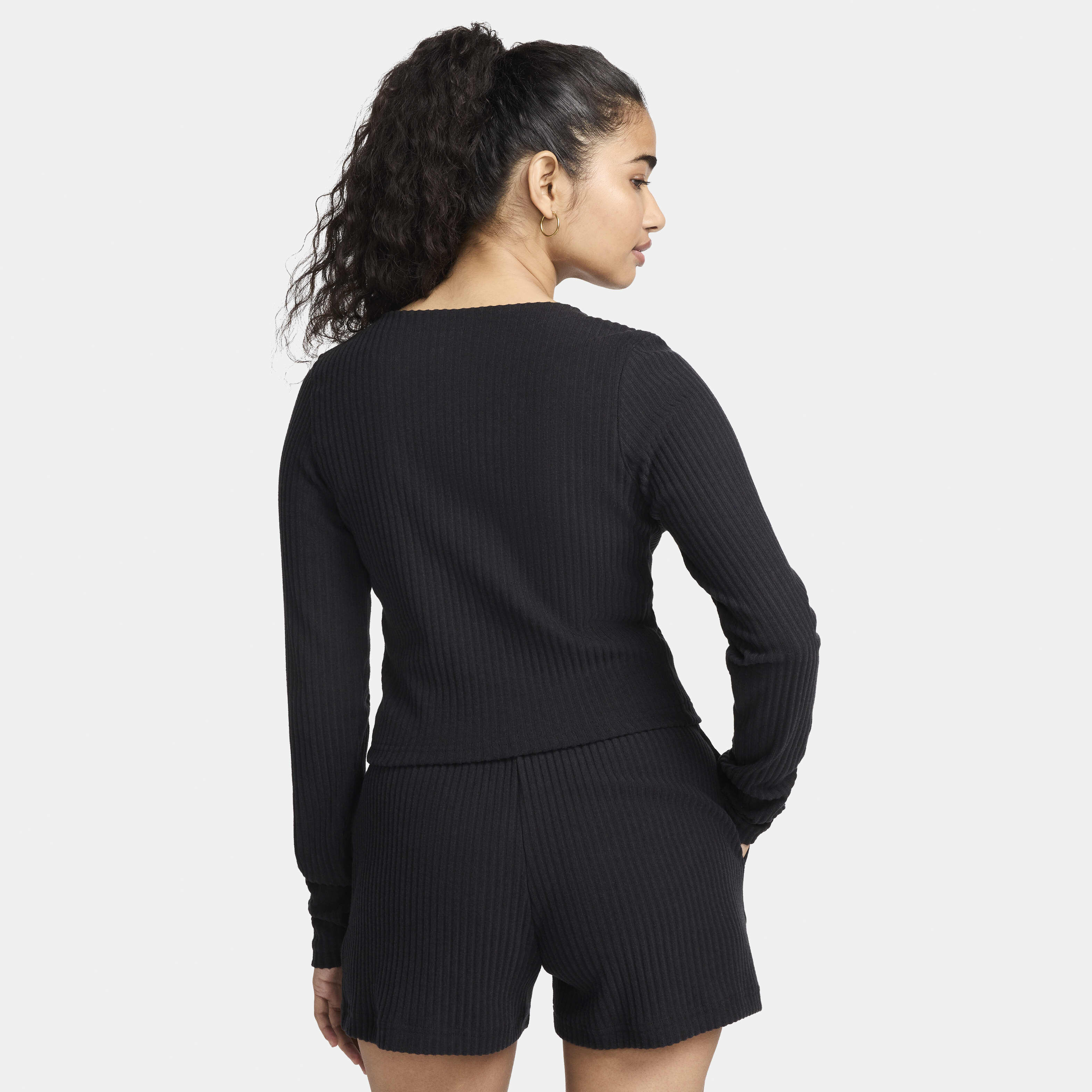 Buy Nike Sportswear Chill Rib Women s Slim Full Zip Cardigan Nike Qatar Official