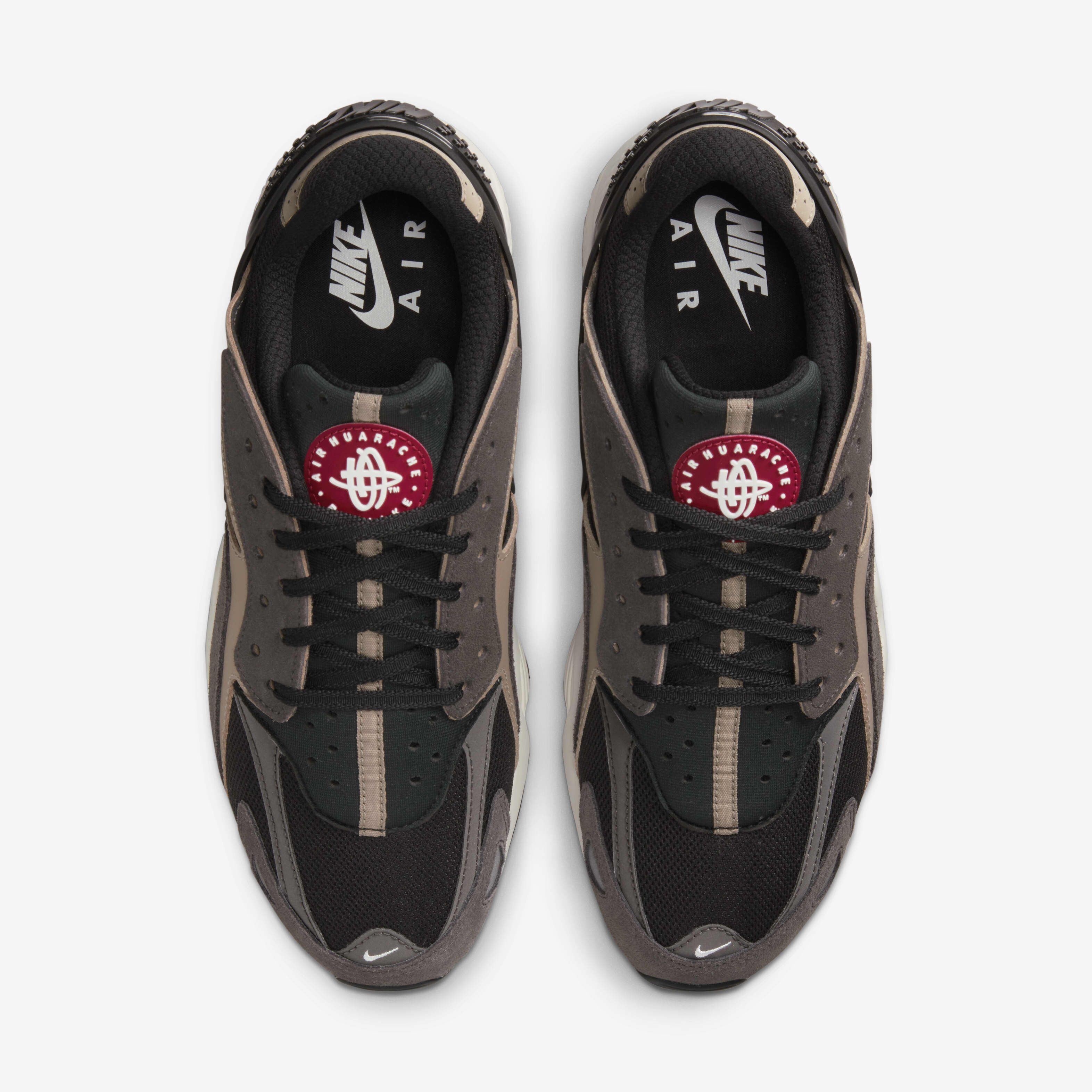 靴 NIKE AIR HUARACHE RUNNER BLACK/M.ASH Nike Air Huarache Runner (Black/Medium Ash/Anthracite