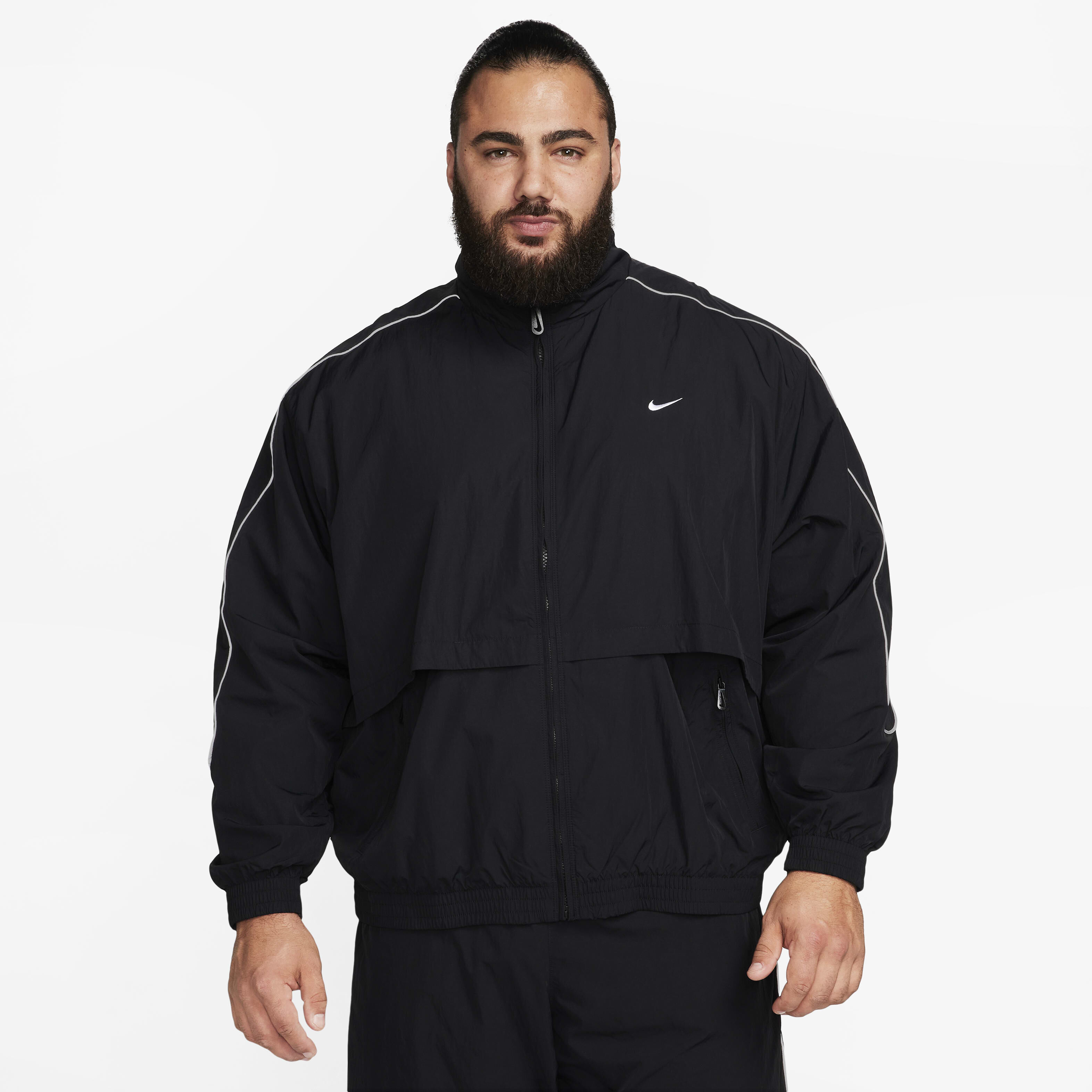 Buy Nike Sportswear Solo Swoosh Men s Woven Tracksuit Jacket Nike Qatar Official