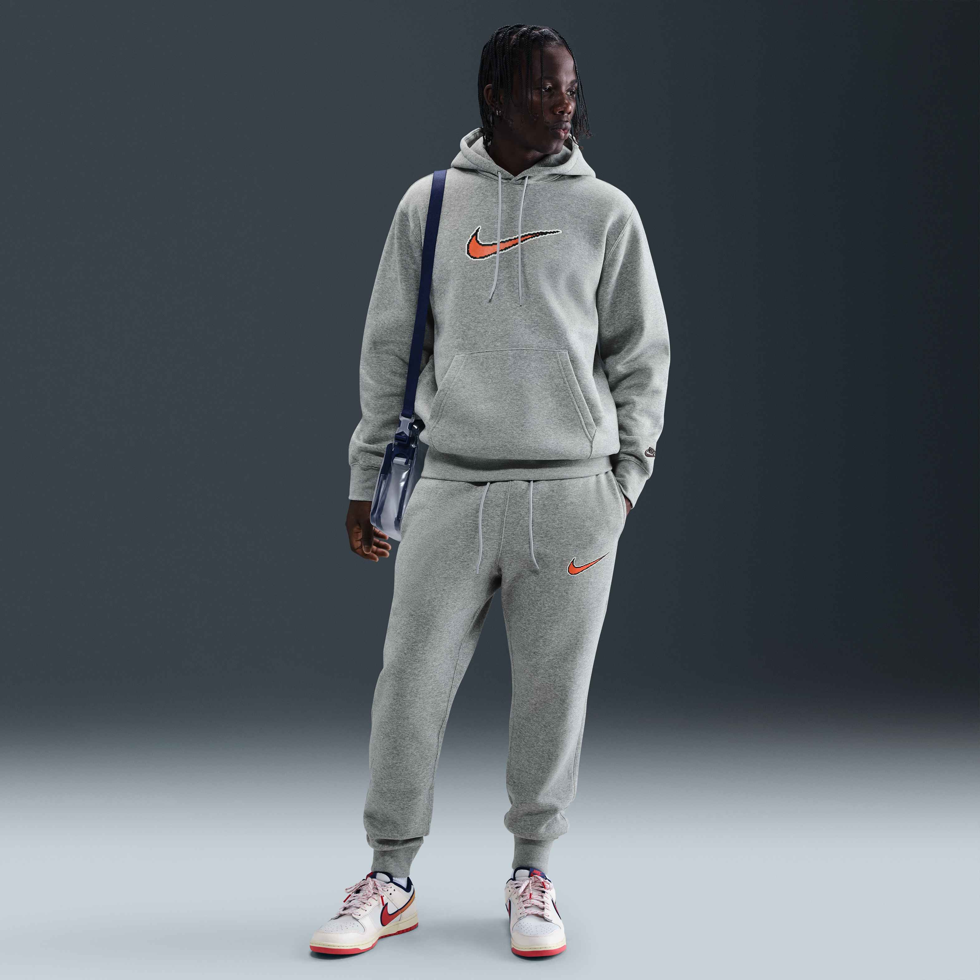 Buy Nike Sportswear Club Men's Fleece Joggers Dark Grey Heather