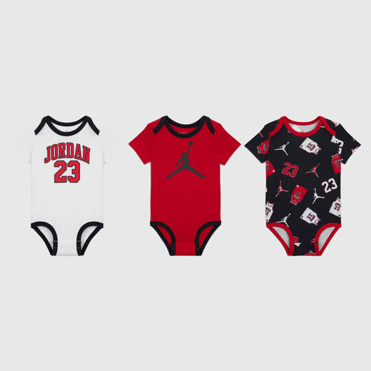 Bodysuits-JRDN, Jordan, Baby (3-6M) 23 Jersey 3-Pack Bodysuits