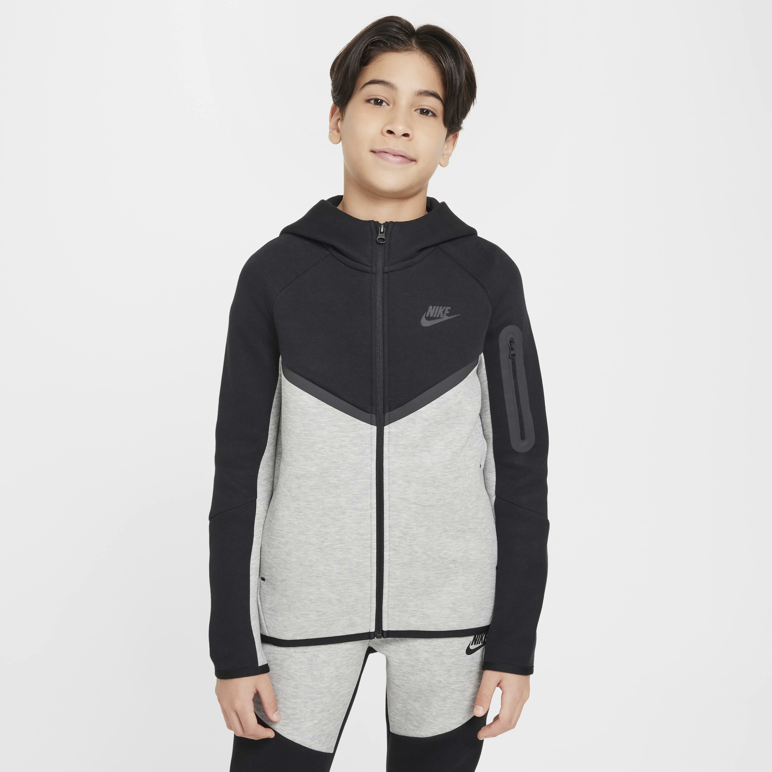 Buy Nike Sportswear Tech Fleece Older Kids Full Zip Hoodie Nike Qatar Official