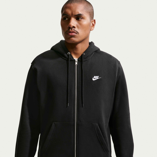 Hoodies & Sweatshirts-Nike, Nike Club, Men's Full-Zip Fleece Hoodie