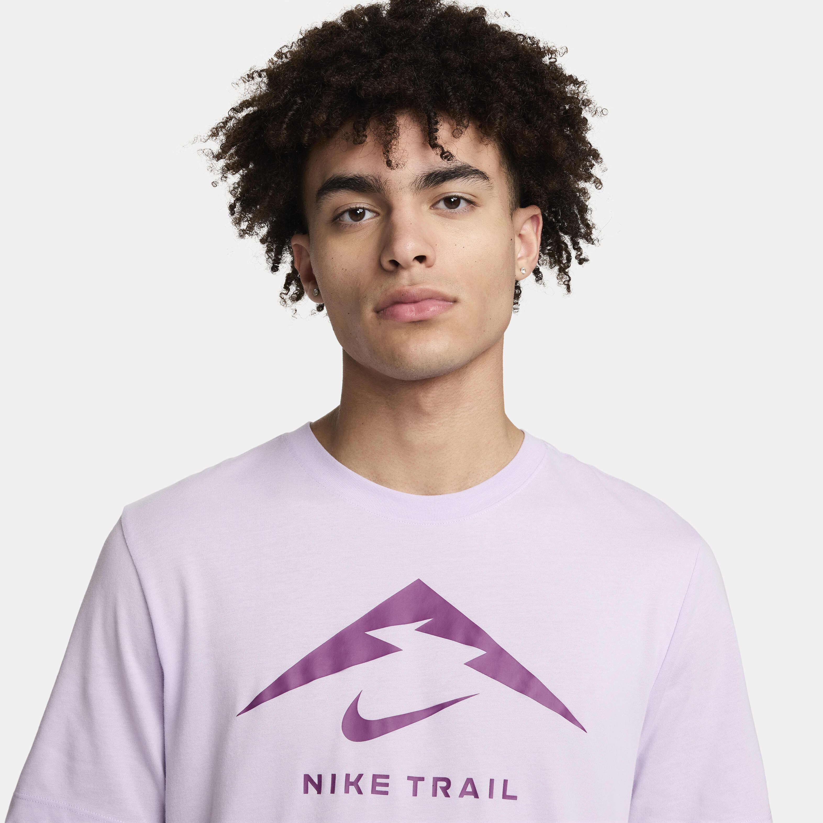 Buy Nike Dri-FIT Men's Trail Running T-Shirt - Violet Mist