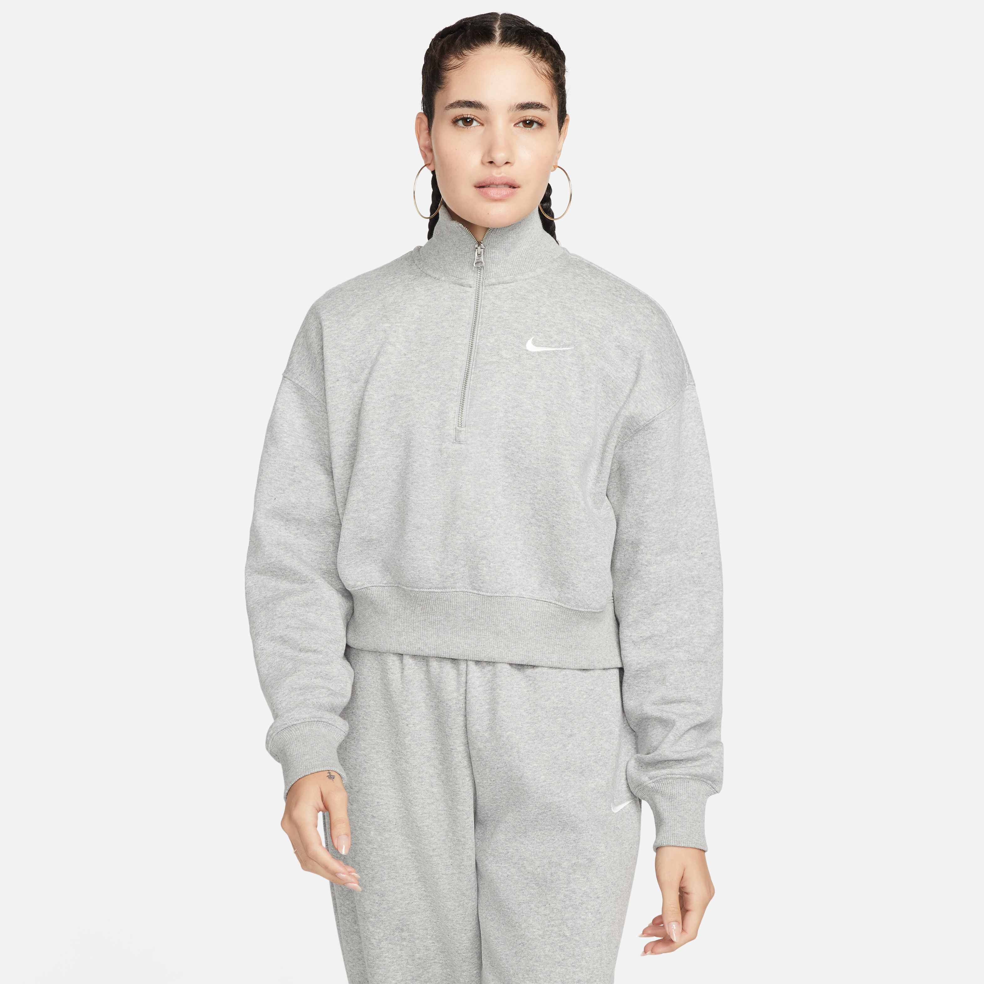 Buy Nike Sportswear Phoenix Fleece Women's 1/4-Zip Cropped