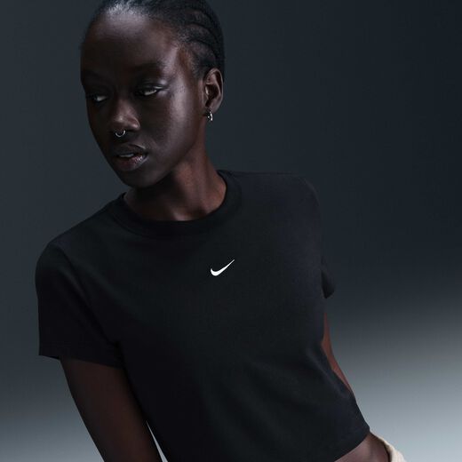 Women's Graphic T Shirts Sale-Nike, Nike Sportswear Chill Knit, Women's Cropped T-Shirt