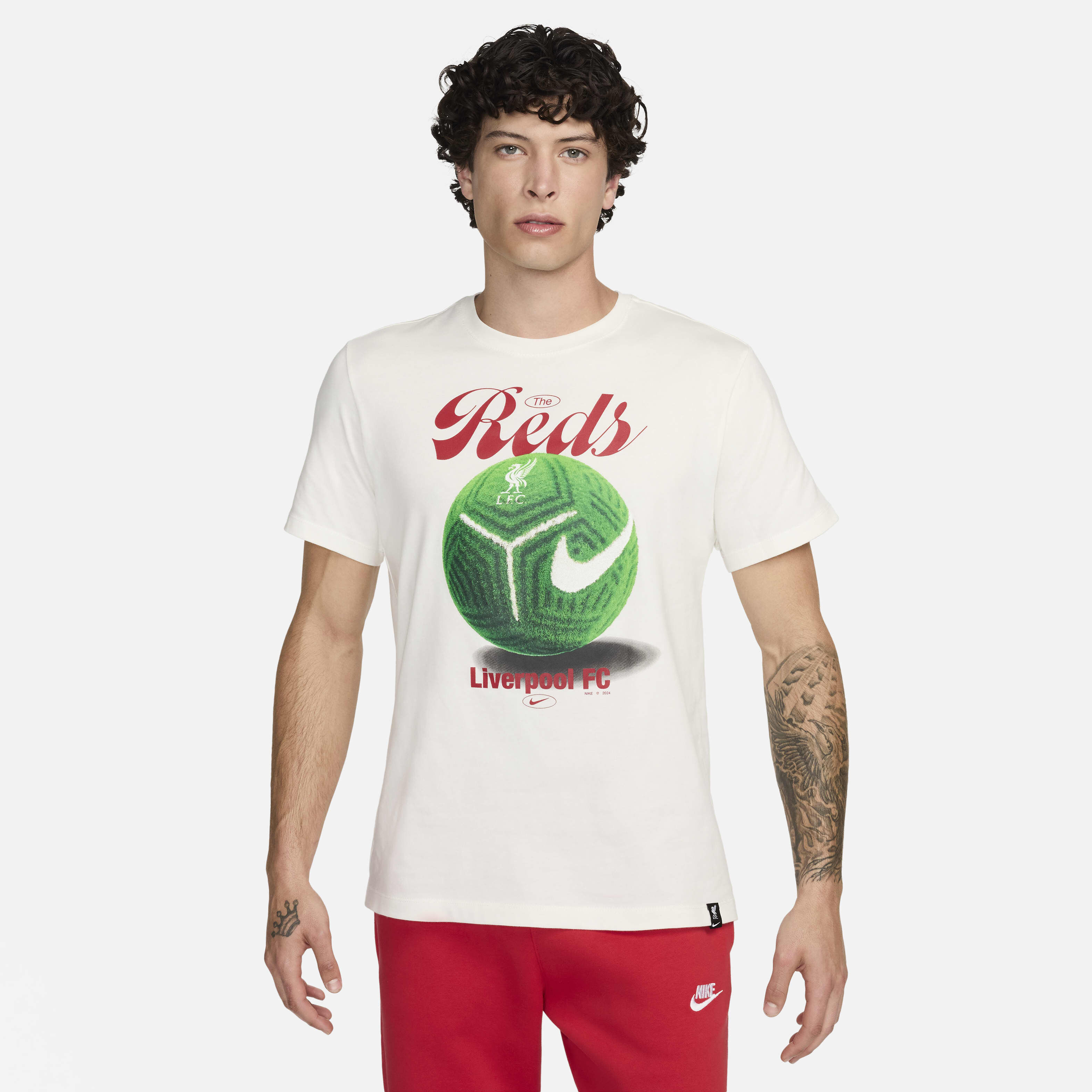 Buy Liverpool F.C. Home Pitch Men s Nike Football T Shirt Nike Qatar Official
