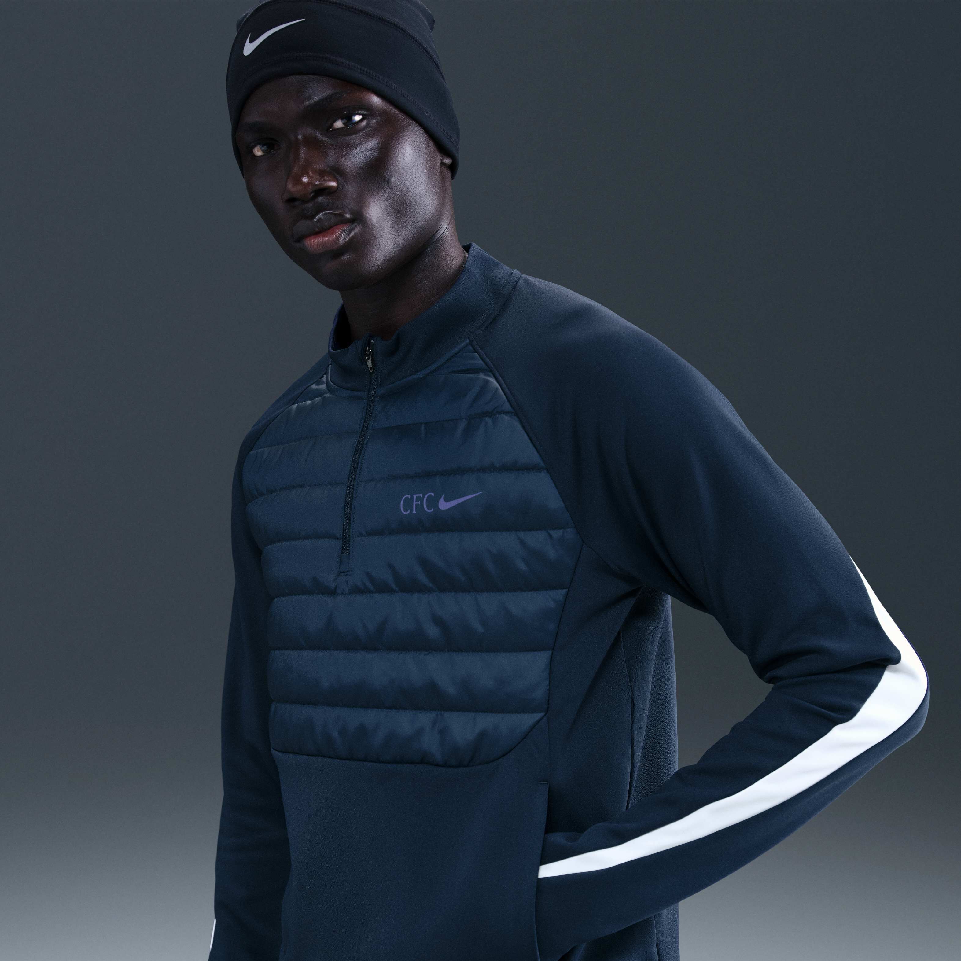 Buy Chelsea F.C. Academy Winter Warrior Men's Nike Therma-FIT