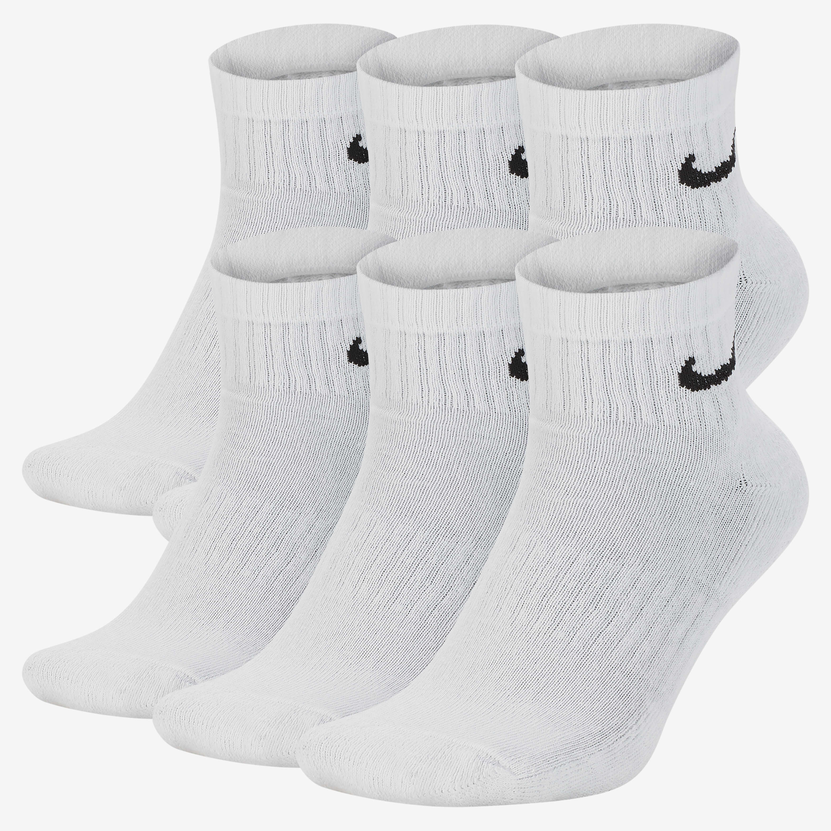 Buy Nike Everyday Cushioned Training Ankle Socks 6 Pairs Nike Qatar Official
