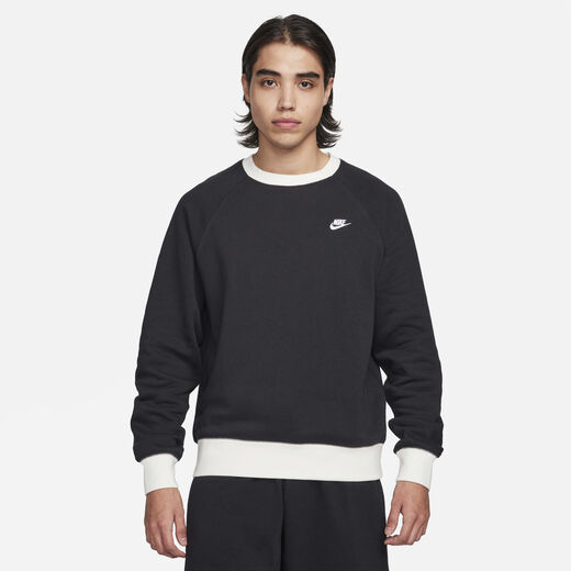 T-Shirts & Tops-Nike, Nike Club Fleece, Men's Long-Sleeve Raglan Crew T-Shirts & Tops-Nike, Nike Club Fleece, Men's Long-Sleeve Raglan Crew