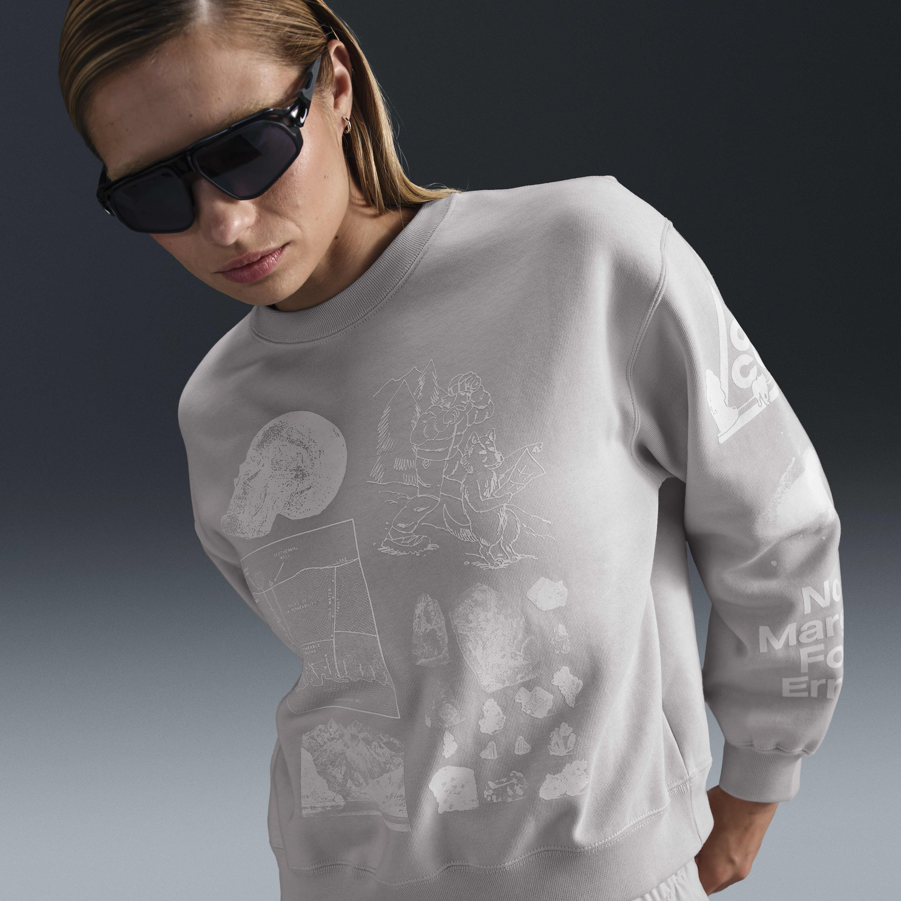 Buy Nike ACG Tuff Fleece Women s Therma FIT Repel Crew Neck Sweatshirt Nike Qatar Official