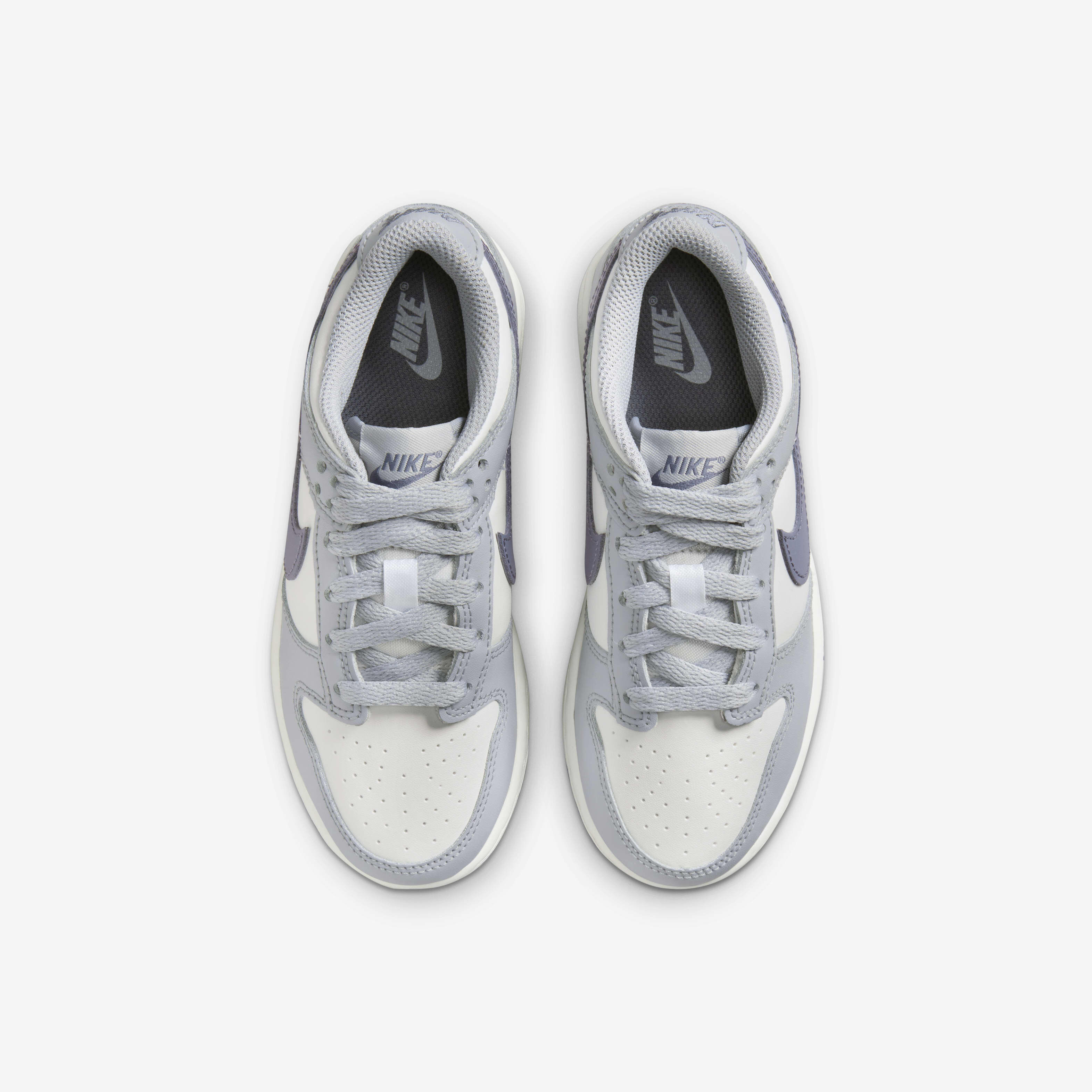 Buy Nike Dunk Low Younger Kids' Shoes Summit White/Wolf Grey