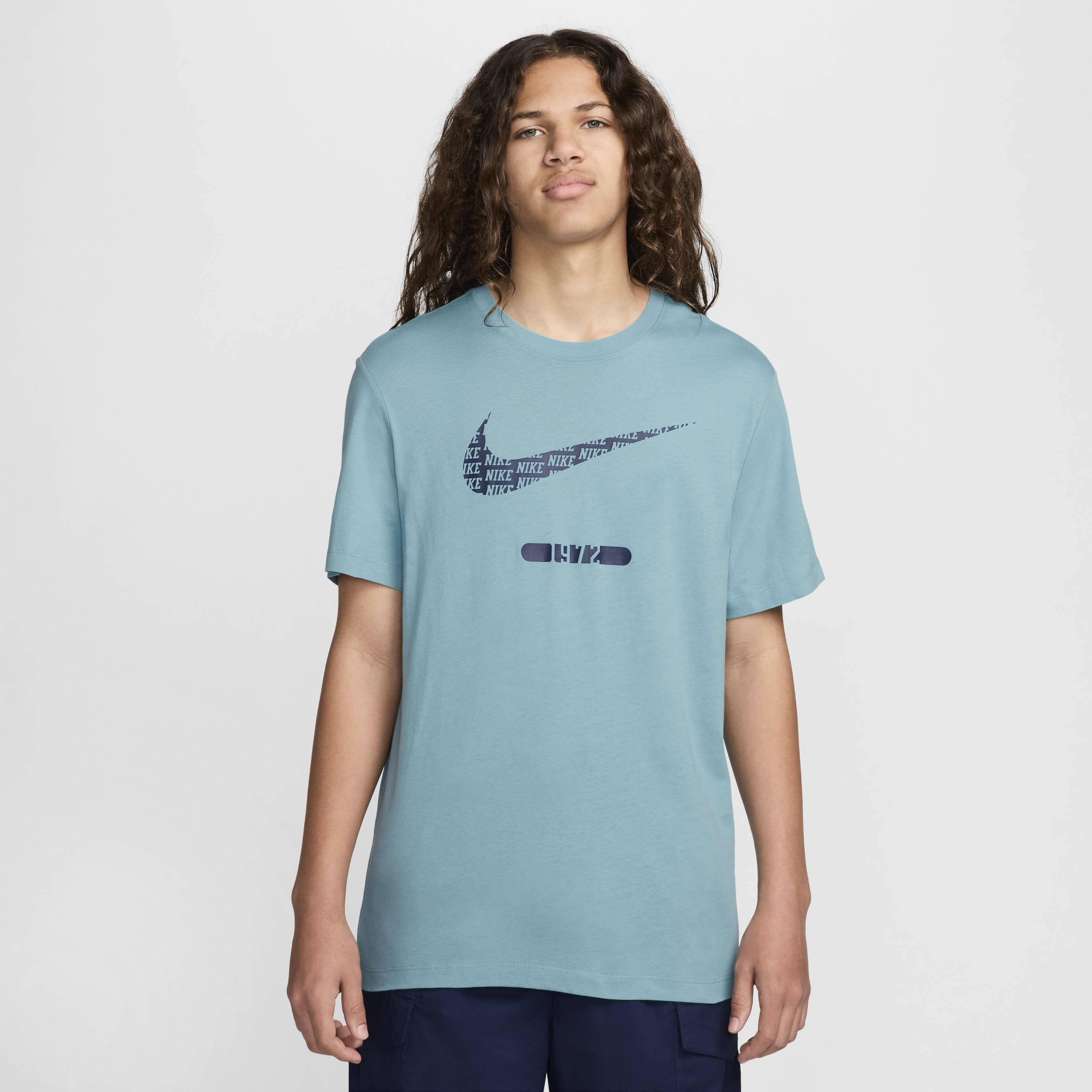 ★ Nike★ Sportswear T-shirt M Denim Turquoise HJ0733464 HJ 9dcd43fe_cd40_46d2_83fe_917a7f