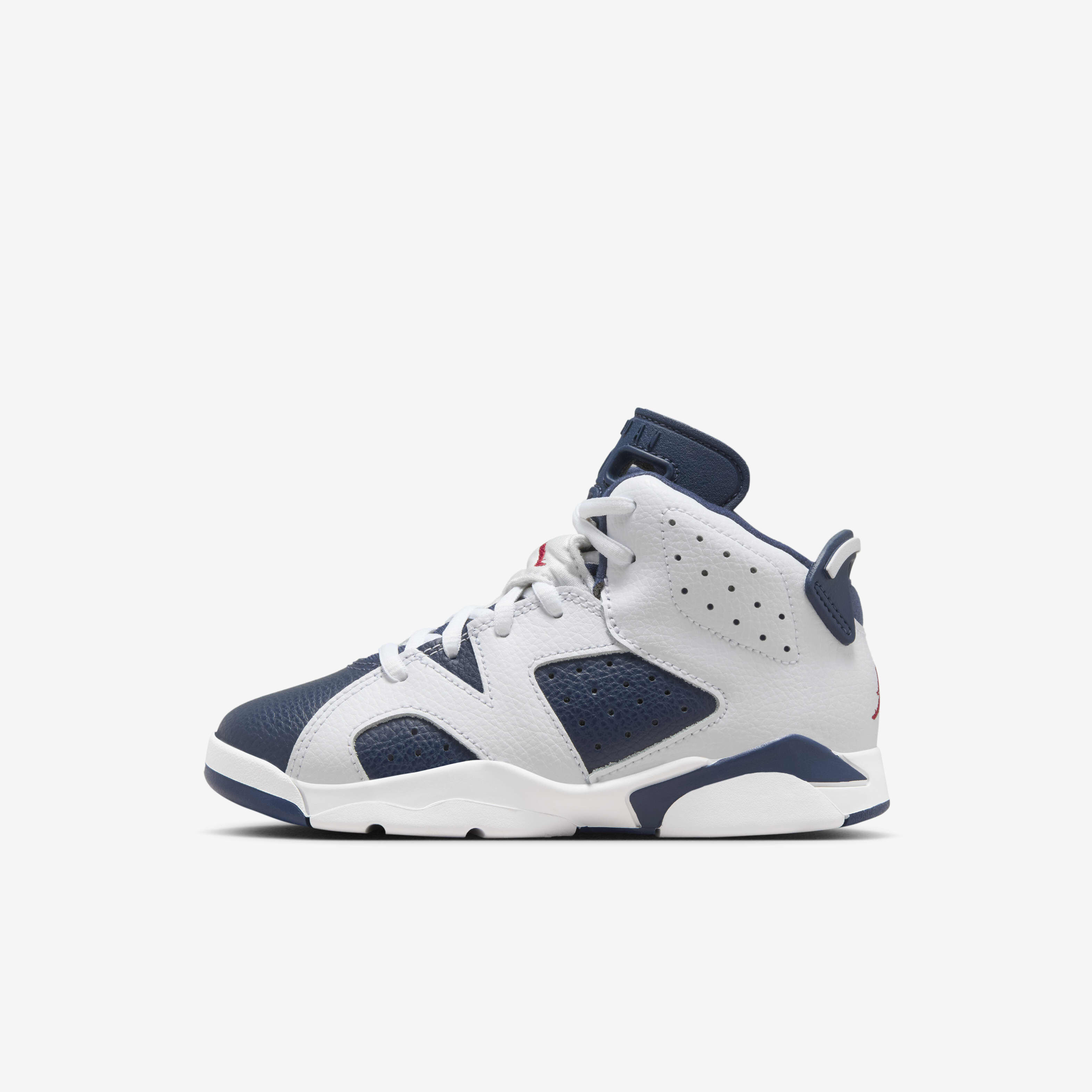Buy Jordan 6 Retro White and Midnight Navy Younger Kids Shoes Nike Qatar Official