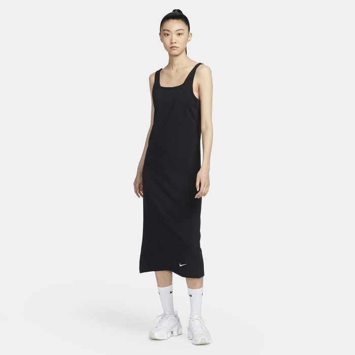 black jersey cami dress Superdry Blue Athletic Essentials Jersey Maxi Cami Dress US 10 Womens
