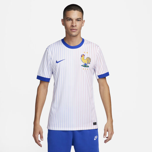 National Football Kits 2024-Nike, FFF (Men's Team) 2024/25 Stadium Away, Men's Nike Dri-FIT Football Replica Shirt