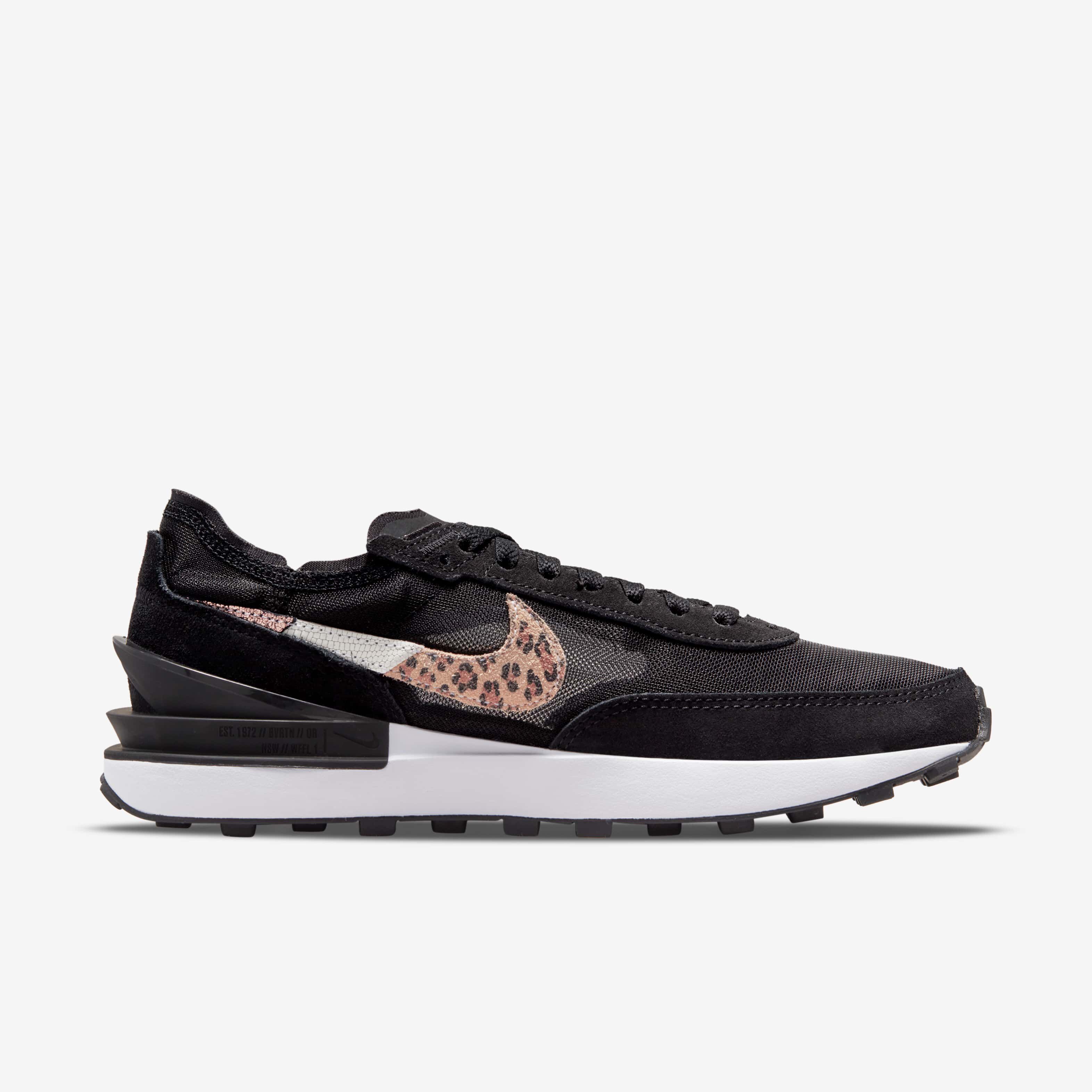 Nike black cheetah print shoes shop