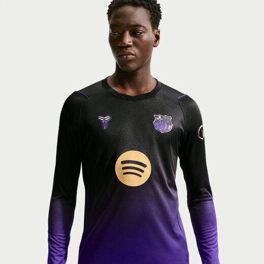 Kobe-Nike, F.C. Barcelona 2026/27 Stadium Away, Men's Kobe Dri-FIT Soccer Long-Sleeve Replica Jersey