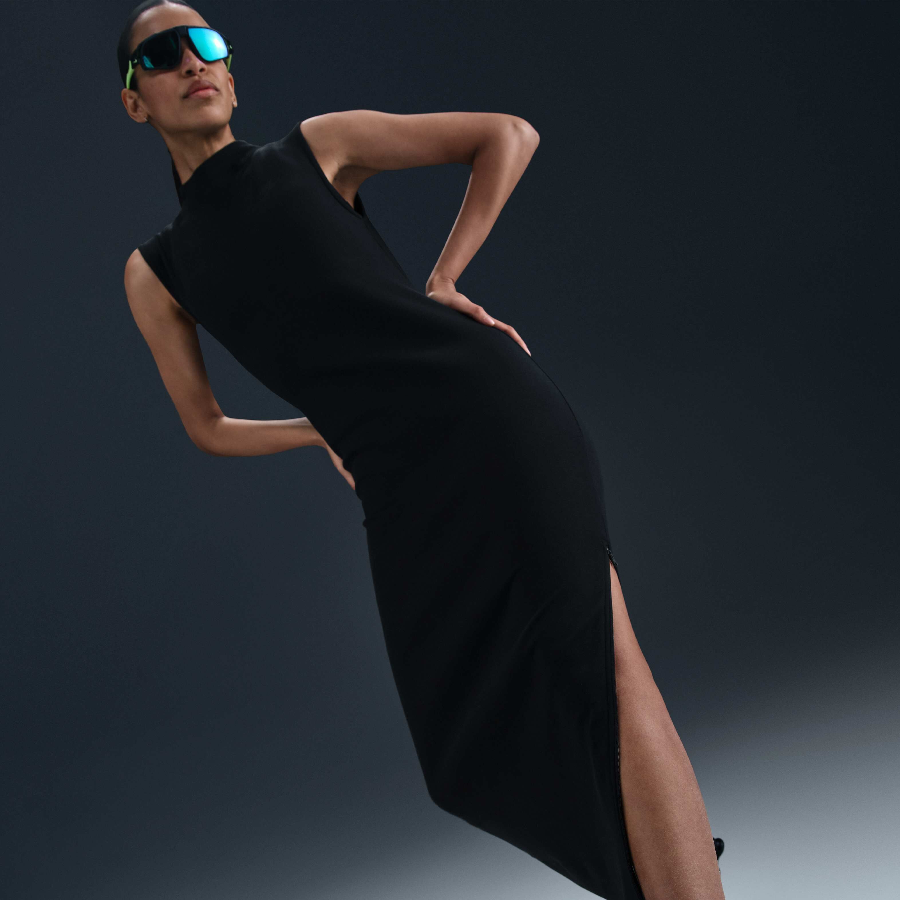 ワンピース Nike SS25 LONG DRESS TECH FLEECE (HJ1385 010) HJ1385-010-1.png?v=1746045504&