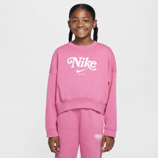 Kids' Sweatshirts Sale-Nike, Nike Sportswear, Girls' Cropped Fleece Sweatshirt