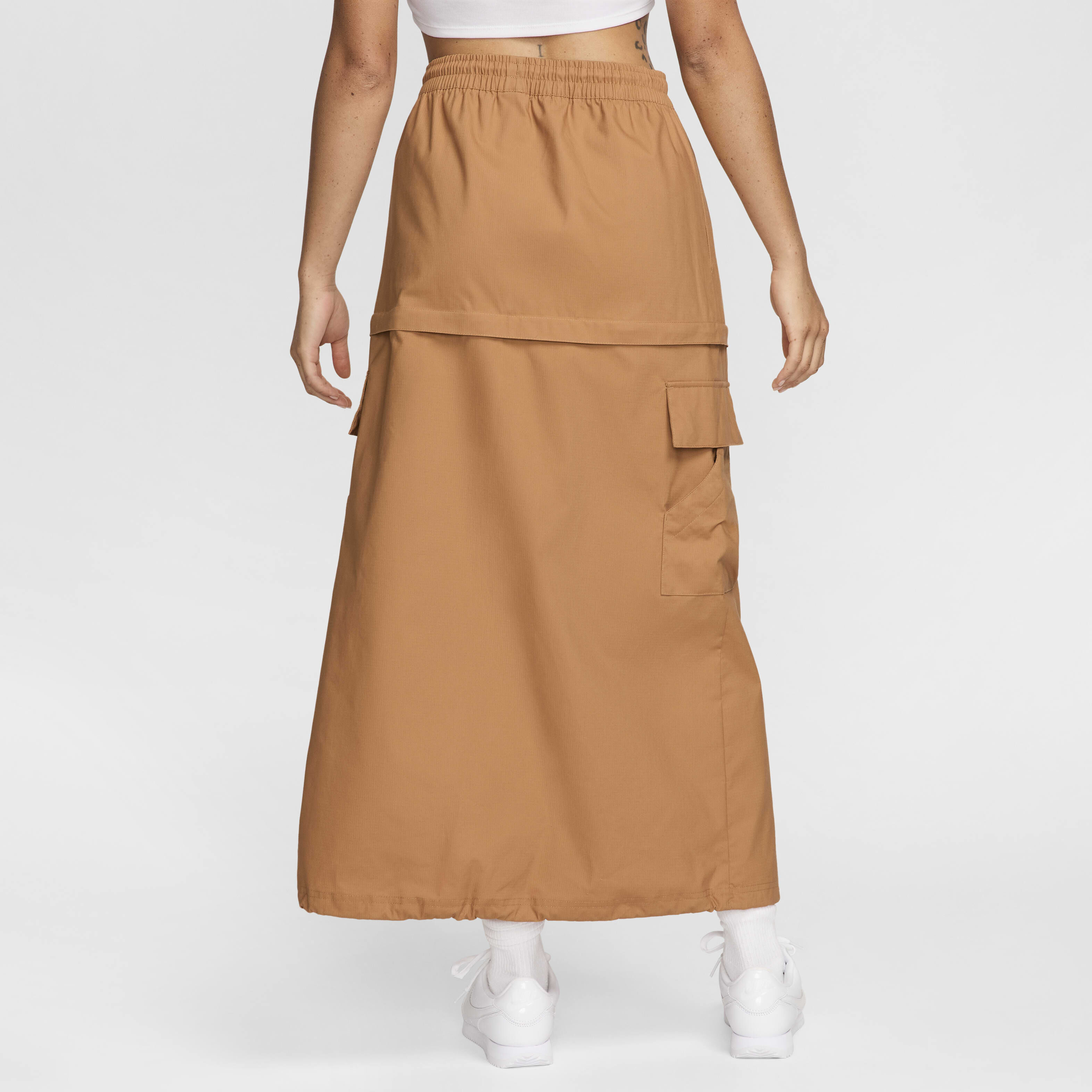 Buy Nike Sportswear Essential Women s Mid Rise Woven Cargo Midi Skirt Nike Qatar Official