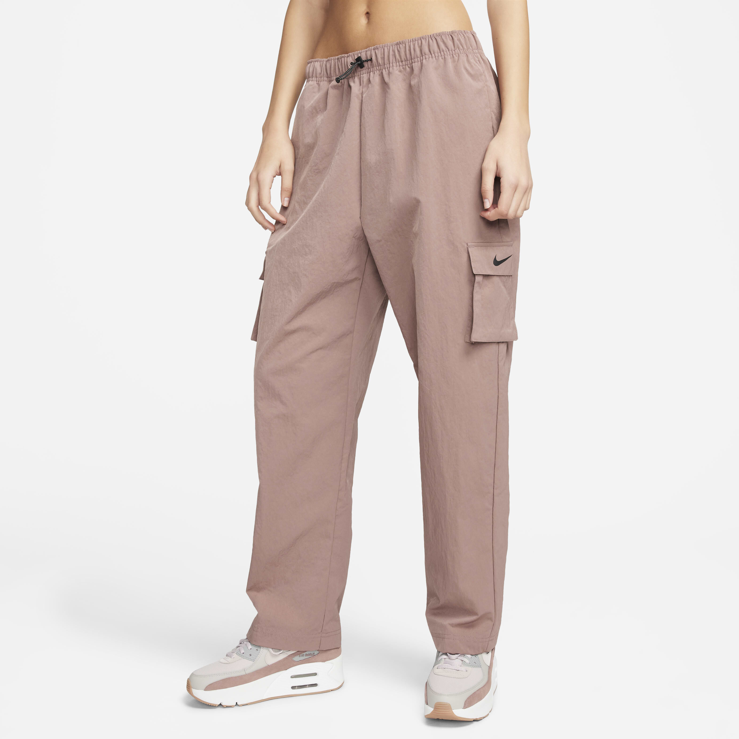 Buy Nike Sportswear Essential Women s High Rise Woven Cargo Trousers Nike Qatar Official