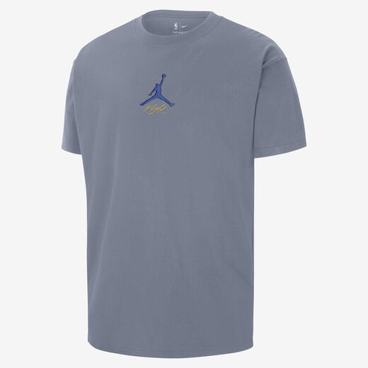 T-Shirts & Tops-Jordan, Golden State Warriors Courtside Statement Edition, Men's Jordan NBA T-Shirt