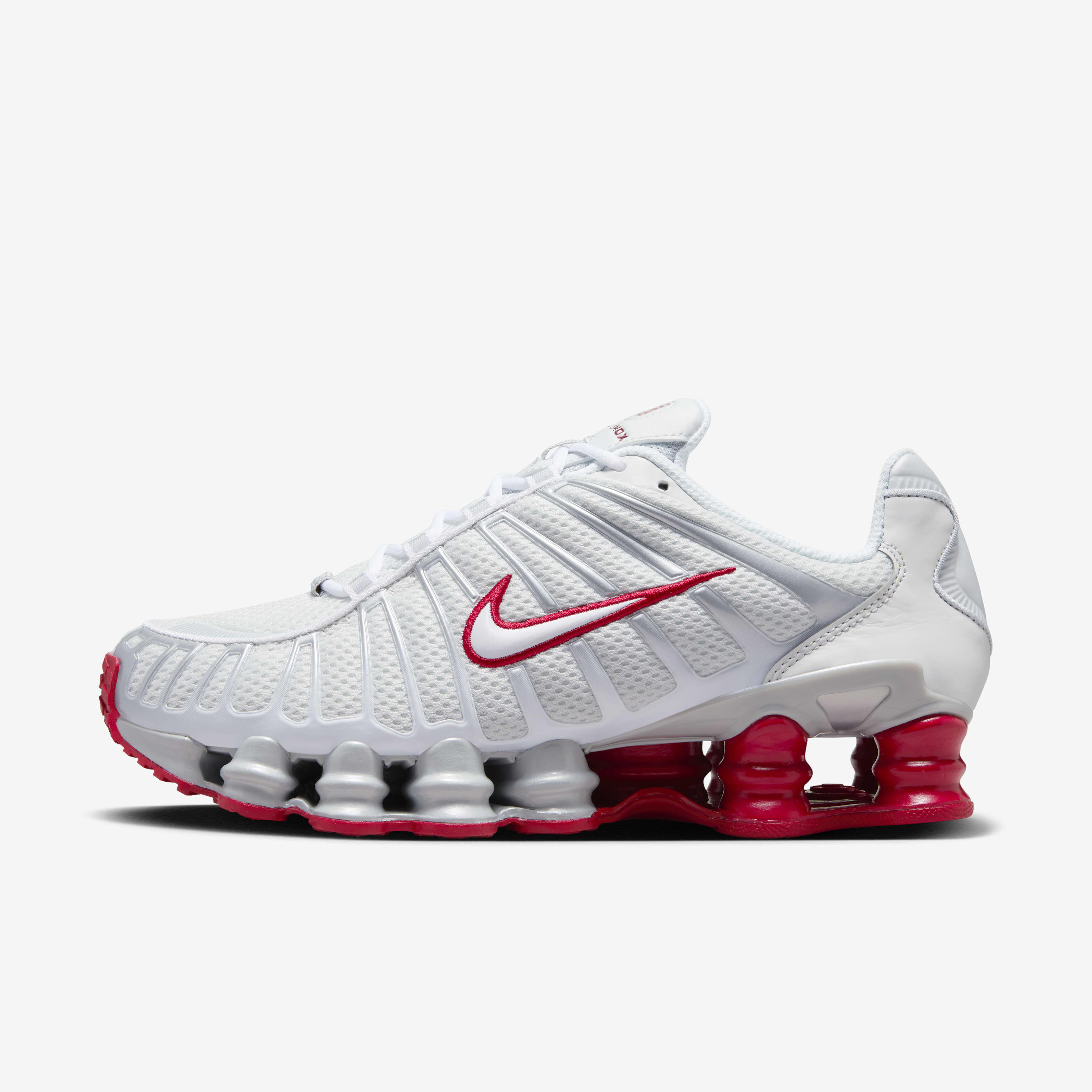 Buy Nike Shox TL Women's Shoes Platinum Tint/Gym Red/Metallic