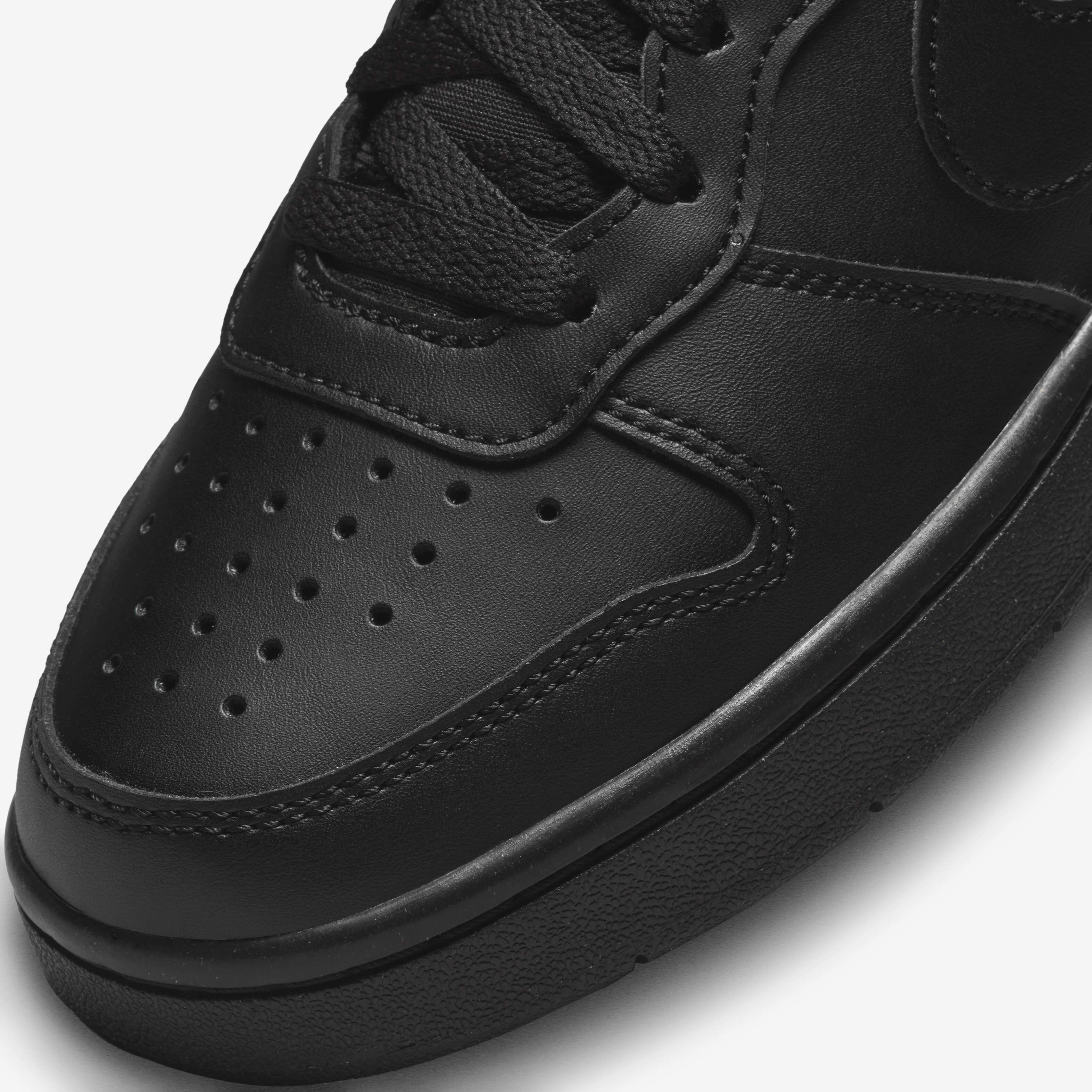 Buy Nike Court Borough Low Recraft Older Kids' Shoes - Black Buy Nike Court Borough Low Recraft Older Kids' Shoes - Black