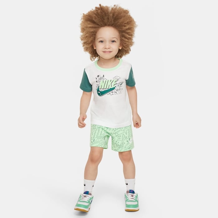 Buy Nike Sportswear Create Your Own Adventure Toddler T Shirt and Shorts Set Nike Qatar Official
