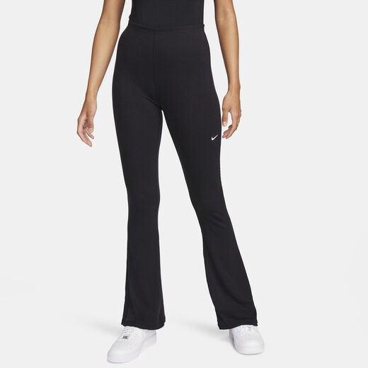 Leggings-Nike, Nike Sportswear Chill Knit, Women's Tight Mini-Rib Flared Leggings