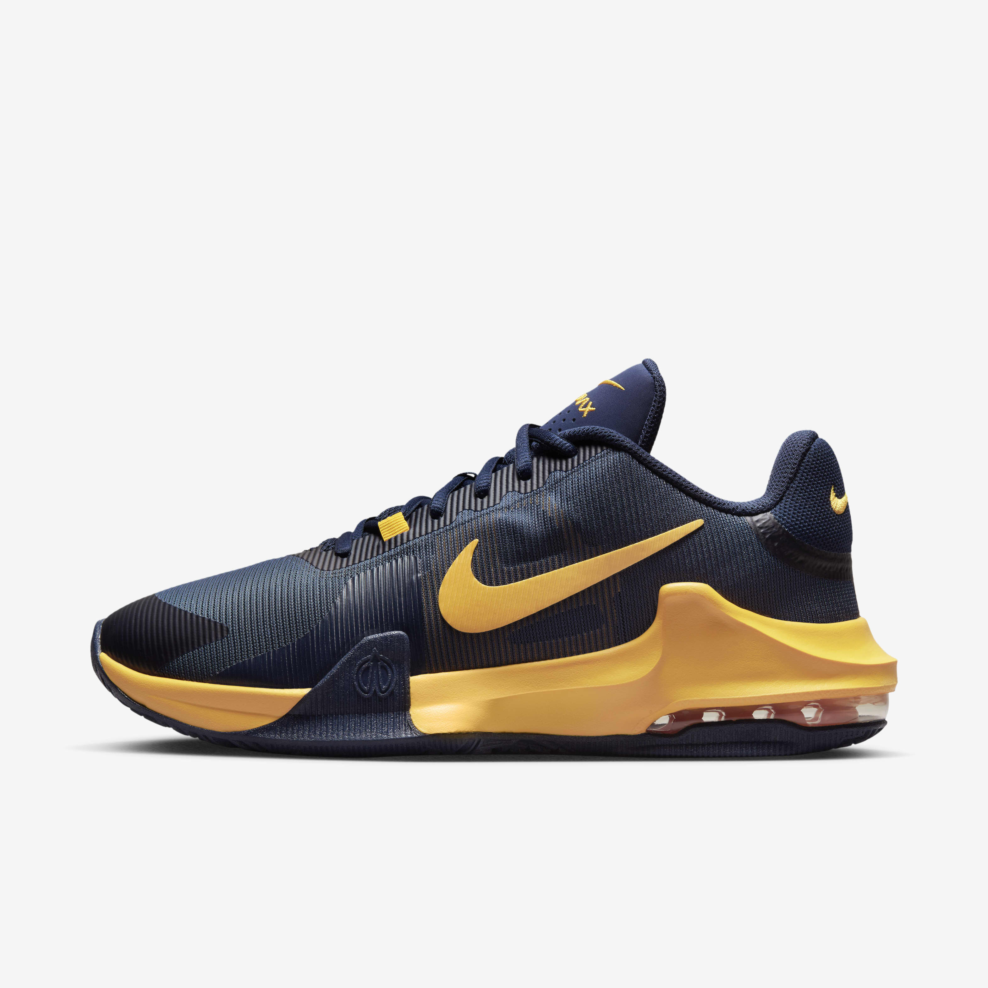 nike basketball shoes blue and gold