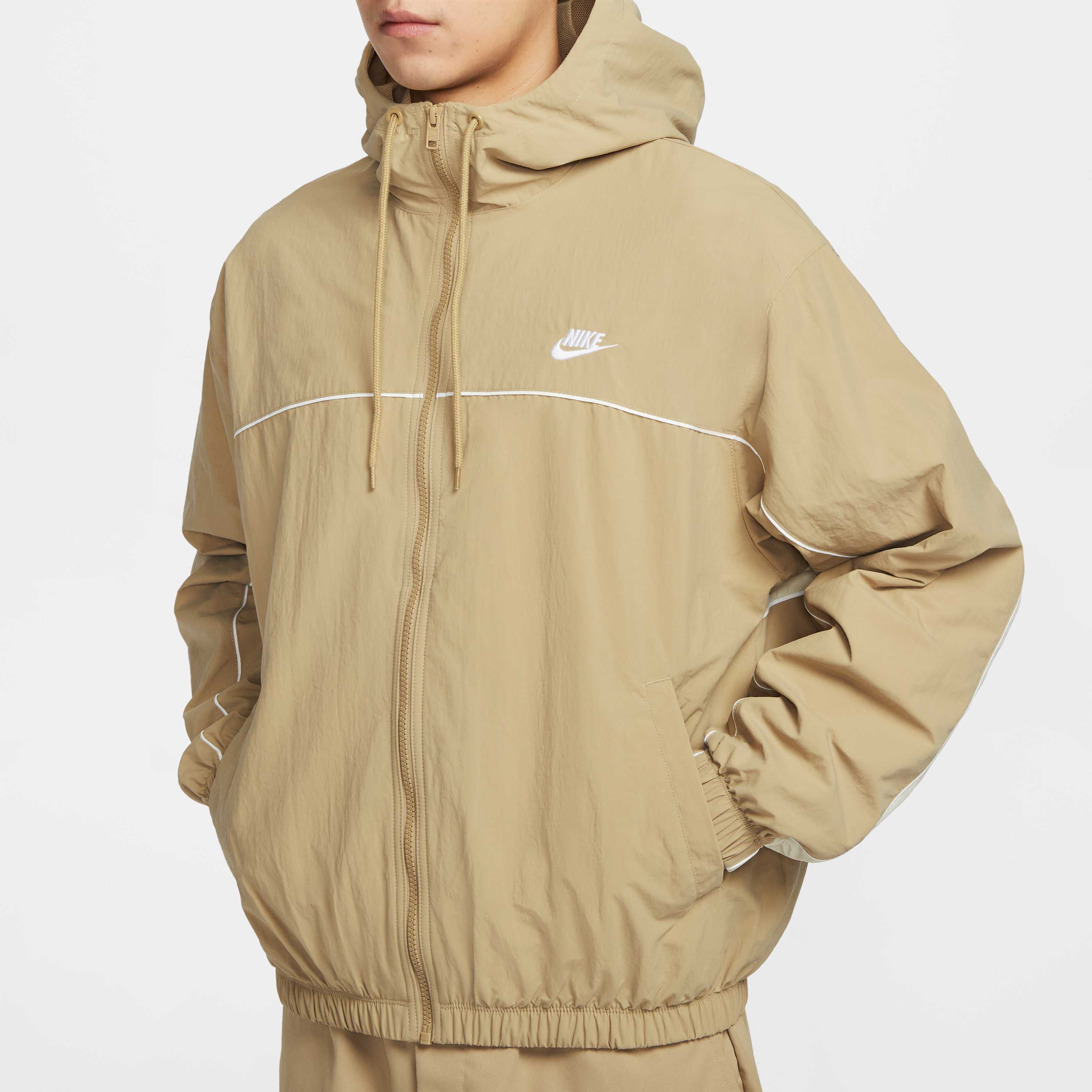 Buy Nike Club Men's Hooded Jacket - Parachute Beige/Light
