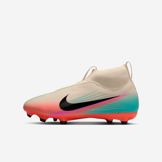 Kids' Football Multi Ground Shoes-Nike, Nike Jr. Mercurial Superfly 10 Academy, Older Kids' Multi-Ground High-Top Football Boot