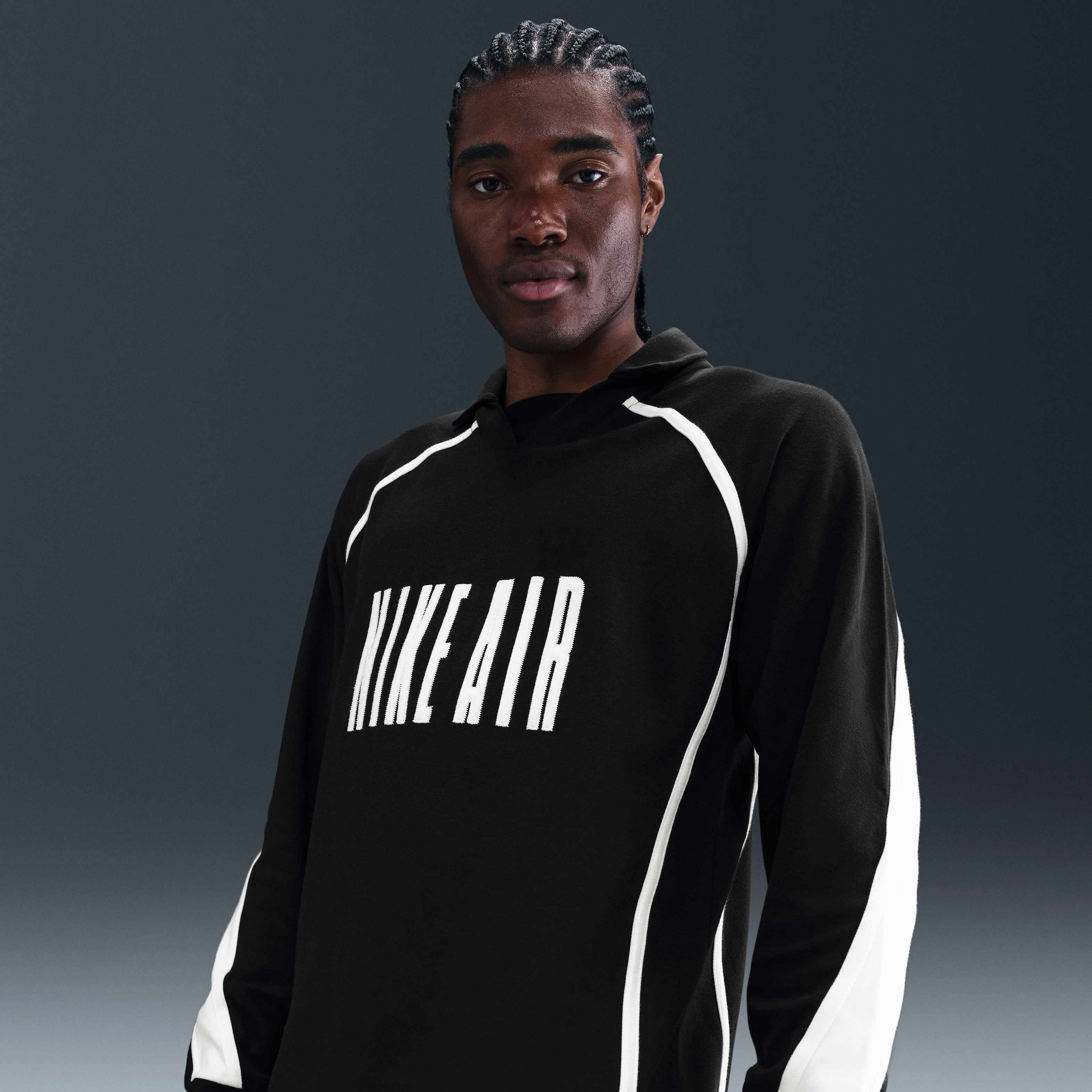 NIKEウェア2枚セット ブラック ホワイト Buy Nike Air Men's Long-Sleeve Football Top - Black/White/White