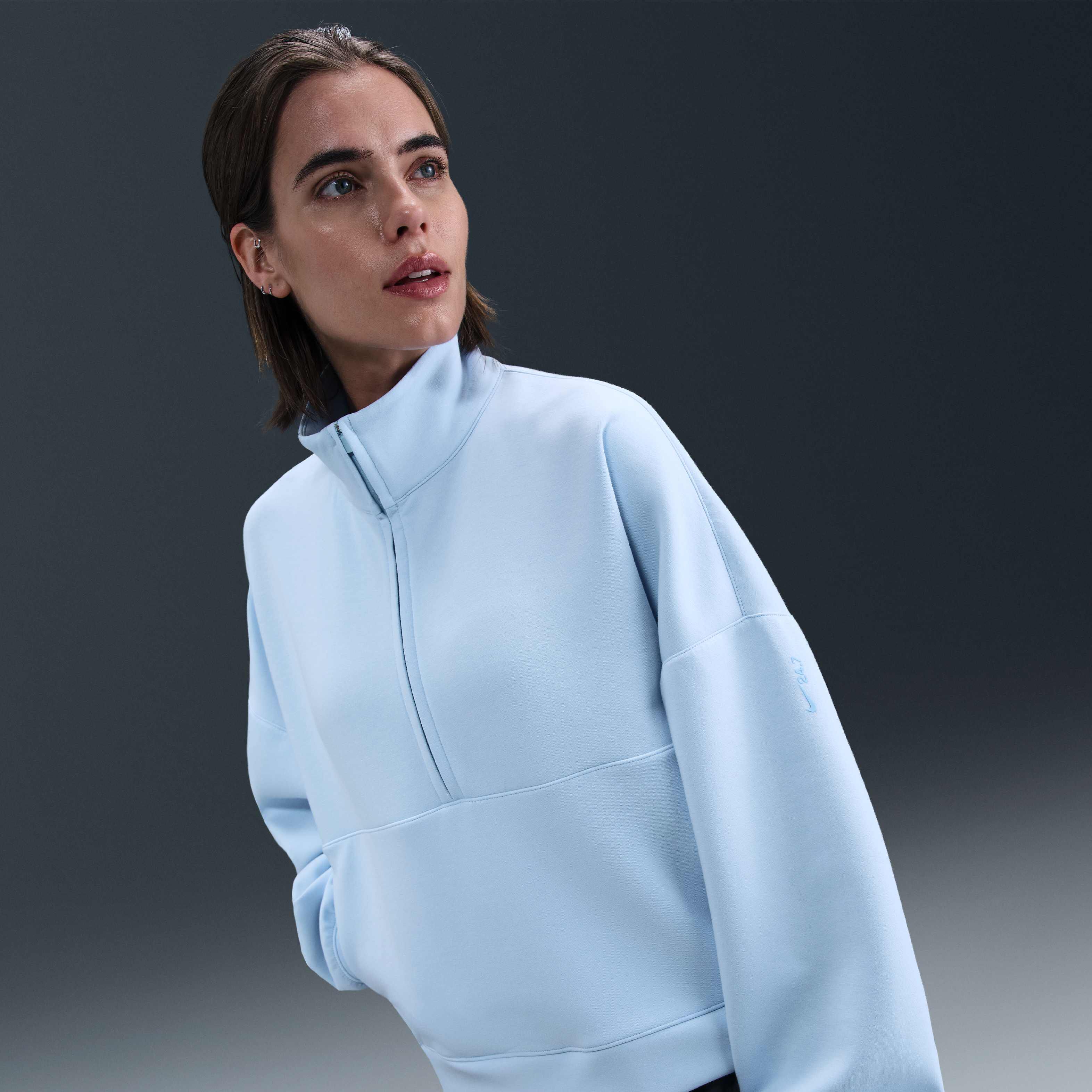 Buy Nike 24.7 ImpossiblySoft Women's Dri-FIT Oversized 1/2-Zip Top