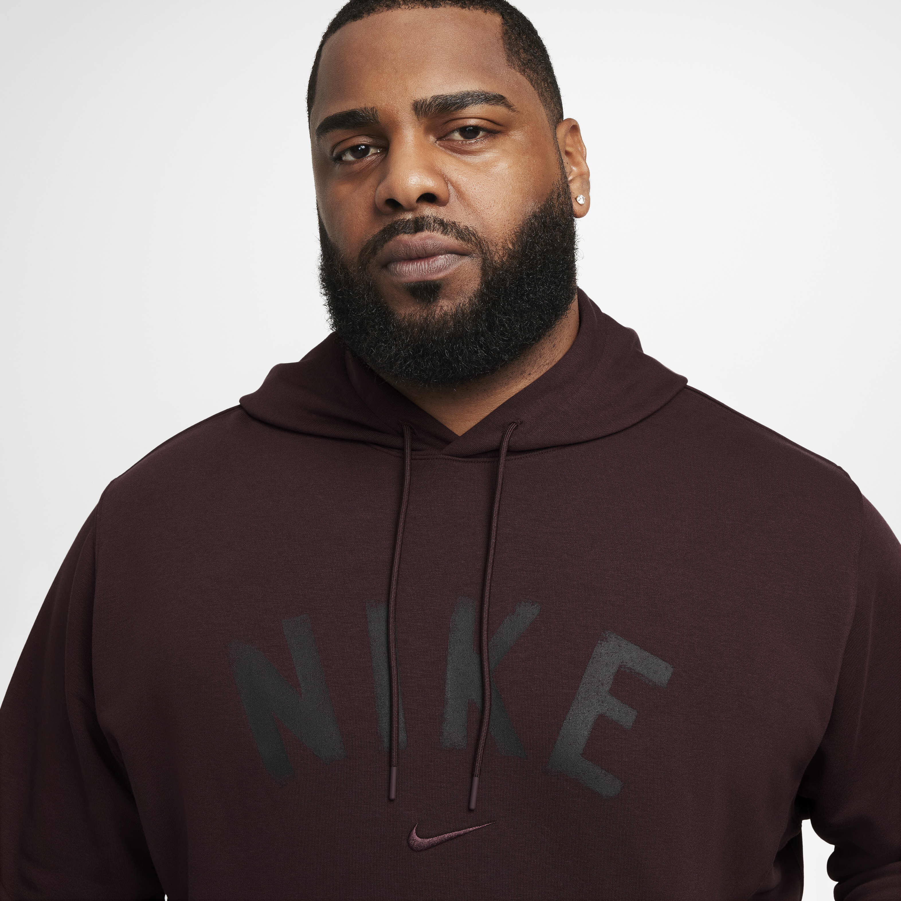 Buy Nike Swoosh Men s Dri FIT French Terry Pullover Fitness Hoodie Nike Qatar Official