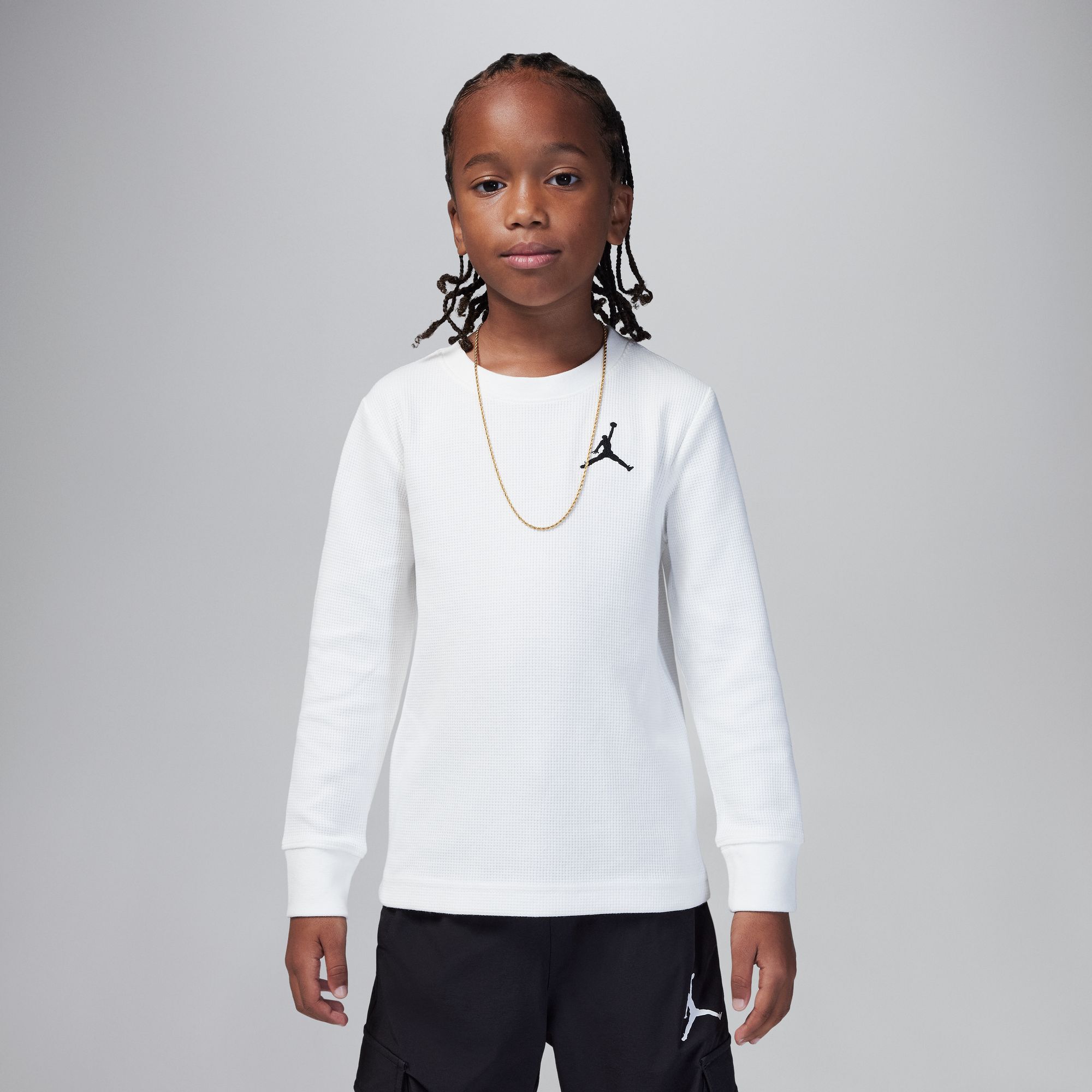 تيشيرت جوردن MJ ايسنشالز وافل نت بأكمام طويلة image number 0