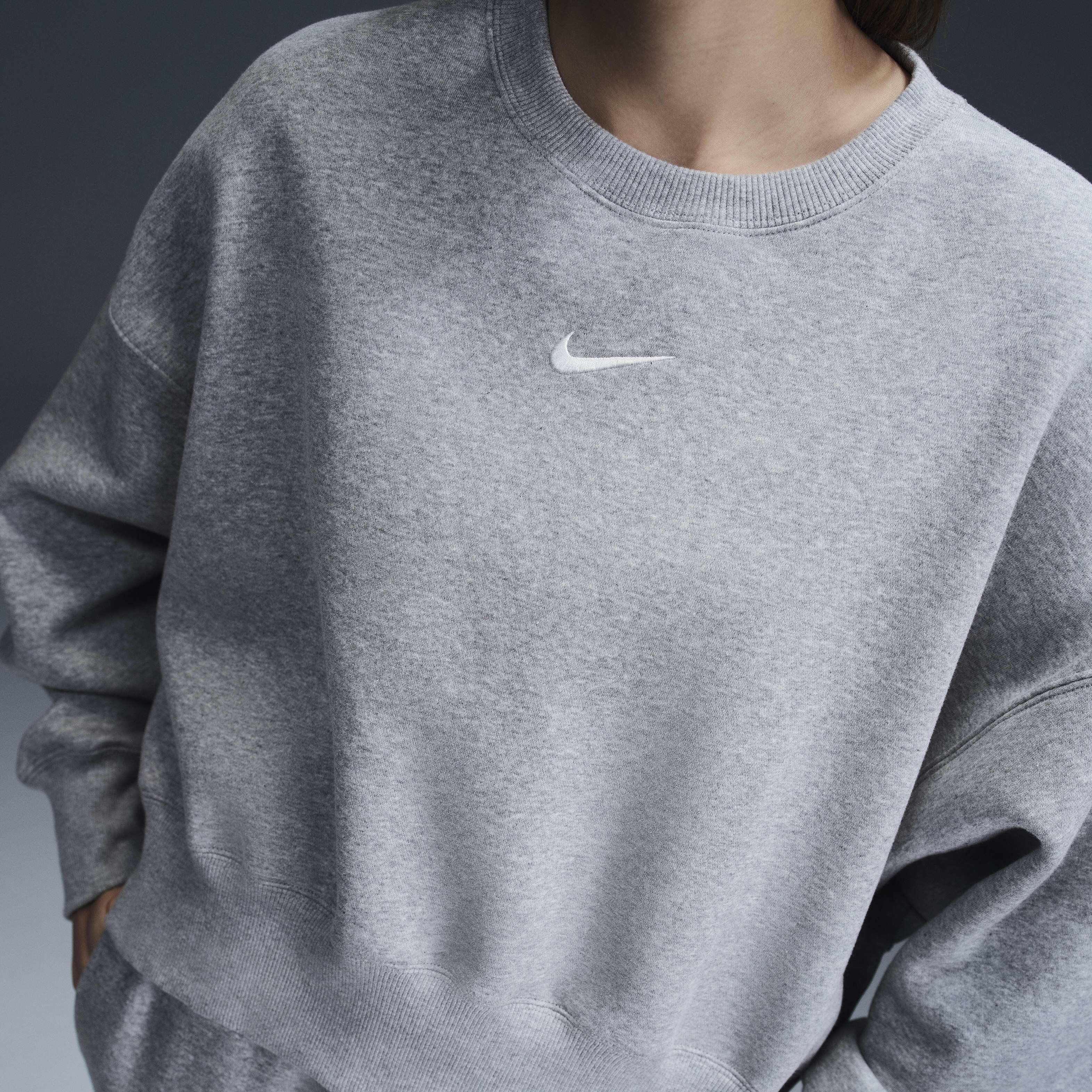 Buy Nike Sportswear Phoenix Fleece Women s Over Oversized Crew Neck Sweatshirt Nike Qatar Official