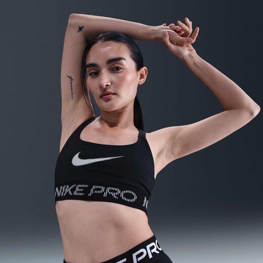 Women's Sports Bras-Nike, Nike Pro, Women's Light-Support Non-Padded Sports Bra Women's Sports Bras-Nike, Nike Pro, Women's Light-Support Non-Padded Sports Bra