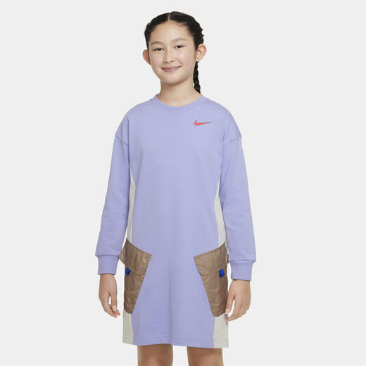 تنانير وفساتين للأطفال-نايكي, Nike Sportswear, فستان للأطفال الكبار (للبنات)